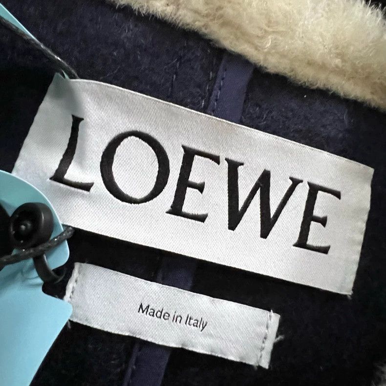 Loewe LOEWE Sheep's woolen coat with leather lining Size XL / US 12-14 / IT 48-50 - 4 Thumbnail