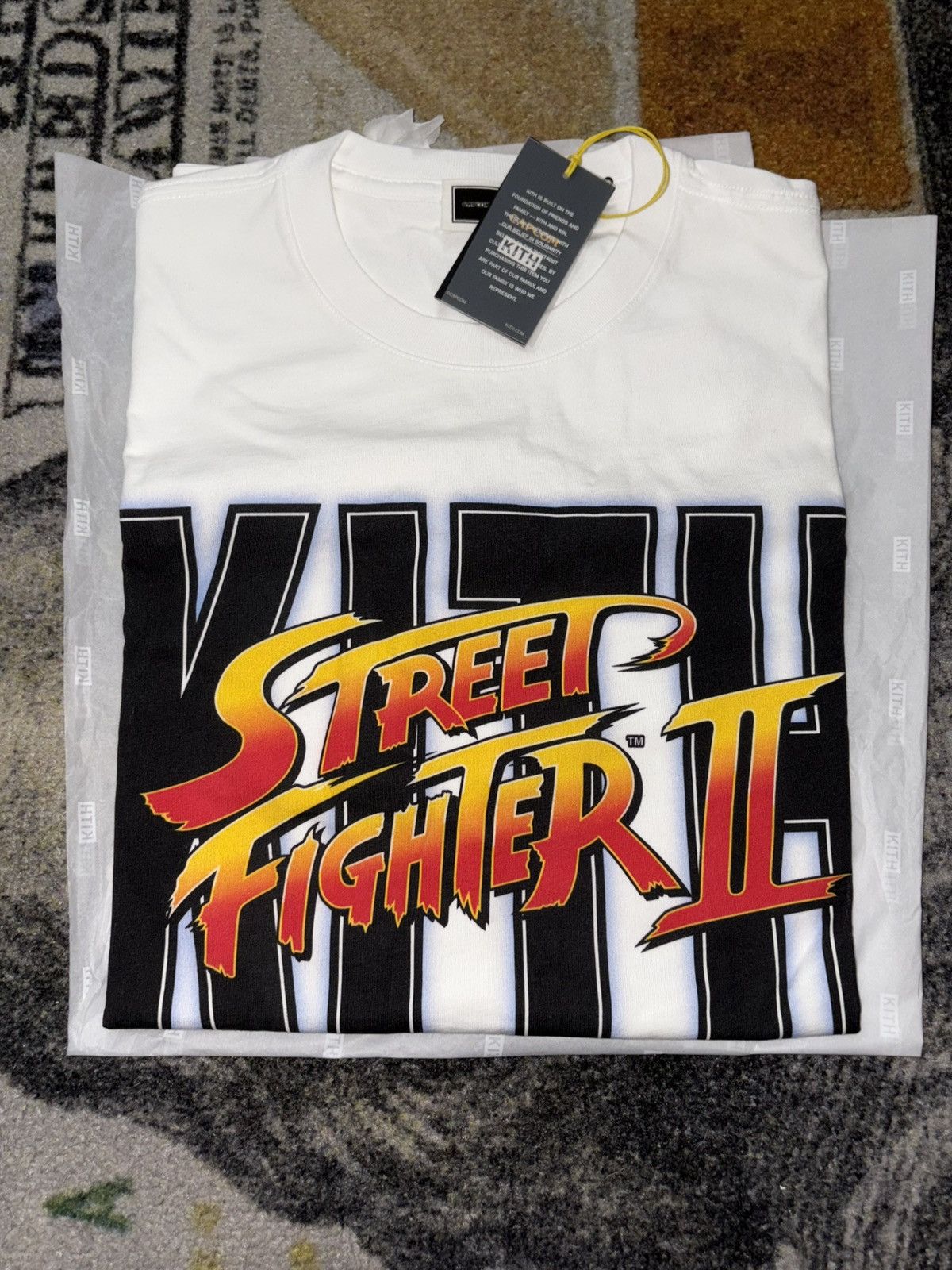 Kith × Marvel Comics KITH CAPCOM SF ULTRA VINTAGE JONES TEE - WHITE Size US L / EU 52-54 / 3 - 1 Thumbnail