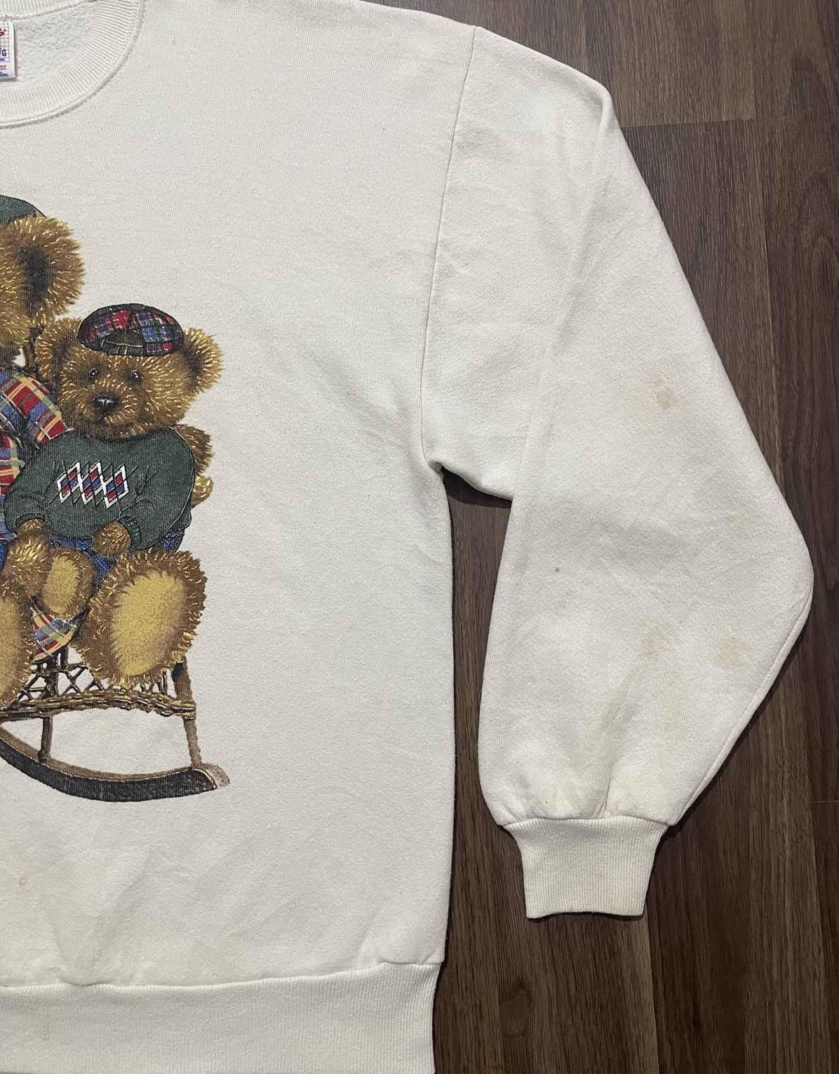 Vintage 90s Vintage Teddy Bear Jumper Size US L / EU 52-54 / 3 - 4 Thumbnail