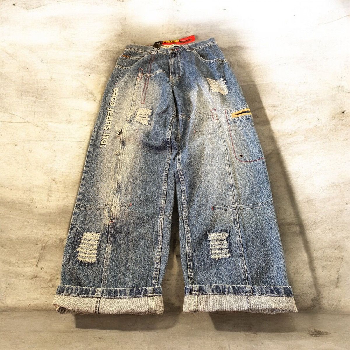 Japanese Brand Paco X JNCO Rap LTD Y2K Wide Rap Skate Vintage Jeans Size US 30 / EU 46 - 1 Thumbnail