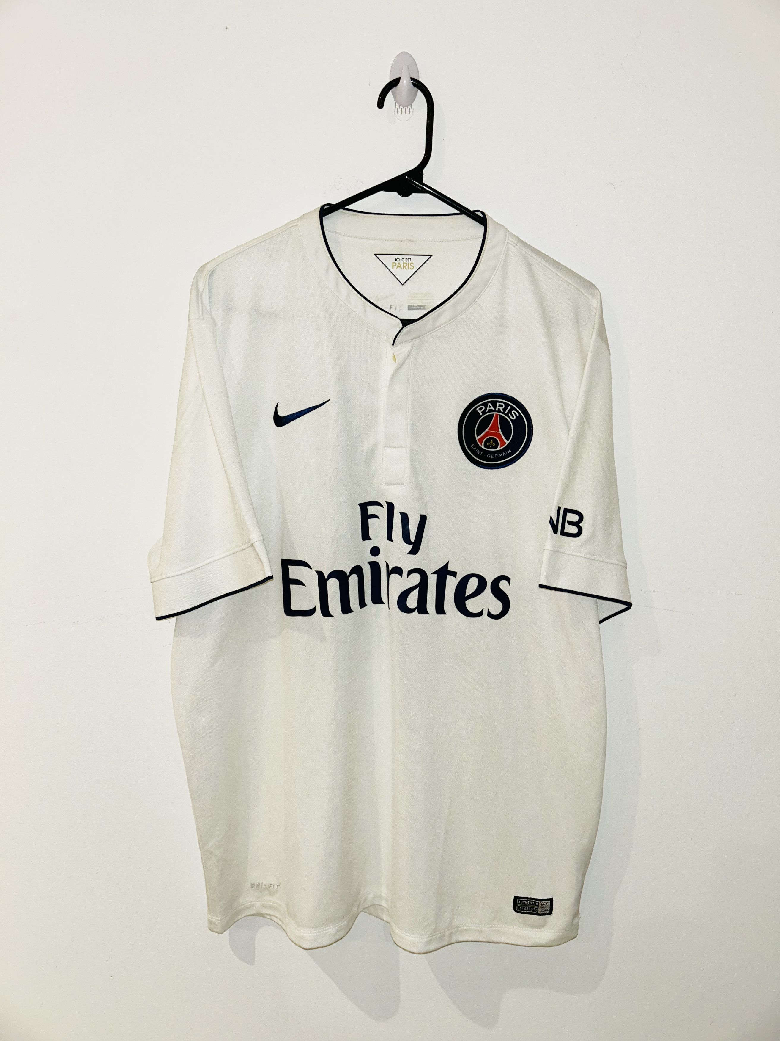 Nike Psg 2014/15 away ibrahimovic jersey Size US XL / EU 56 / 4 - 2 Thumbnail