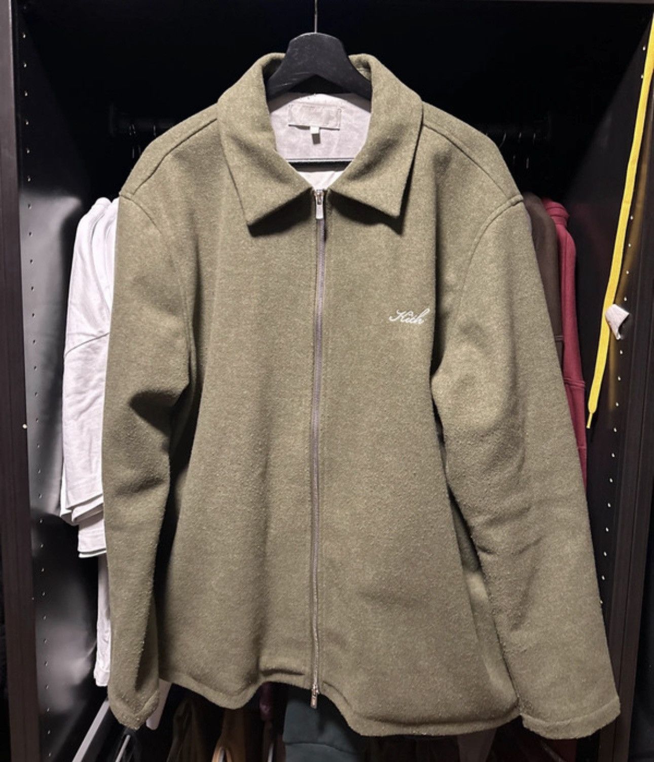 Kith Felted Jersey Lane Coaches Jacket Size US XL / EU 56 / 4 - 1 Thumbnail