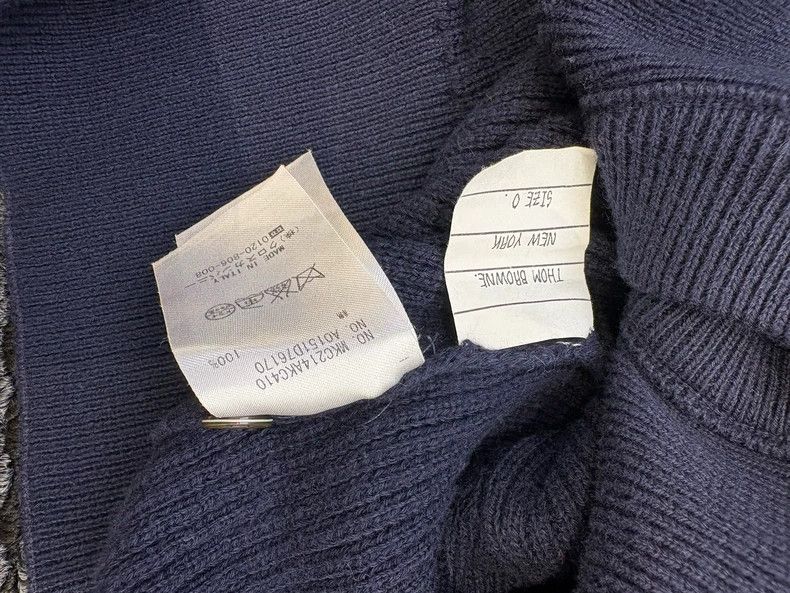 Thom Browne Thom Browne Wool knit V neck top Size US XS / EU 42 / 0 - 5 Thumbnail