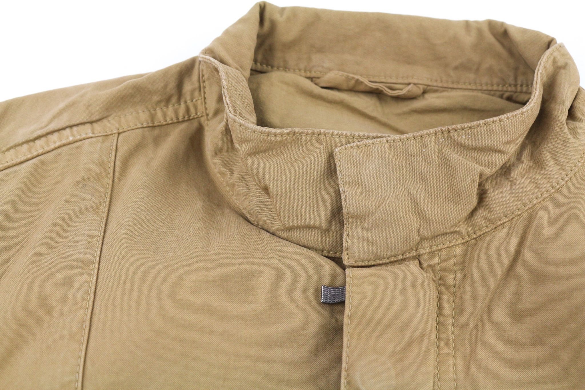 Nudie Jeans MICK S Brown Patch Zipper Unlined Logo Jacket 80736 Size US S / EU 44-46 / 1 - 12 Thumbnail