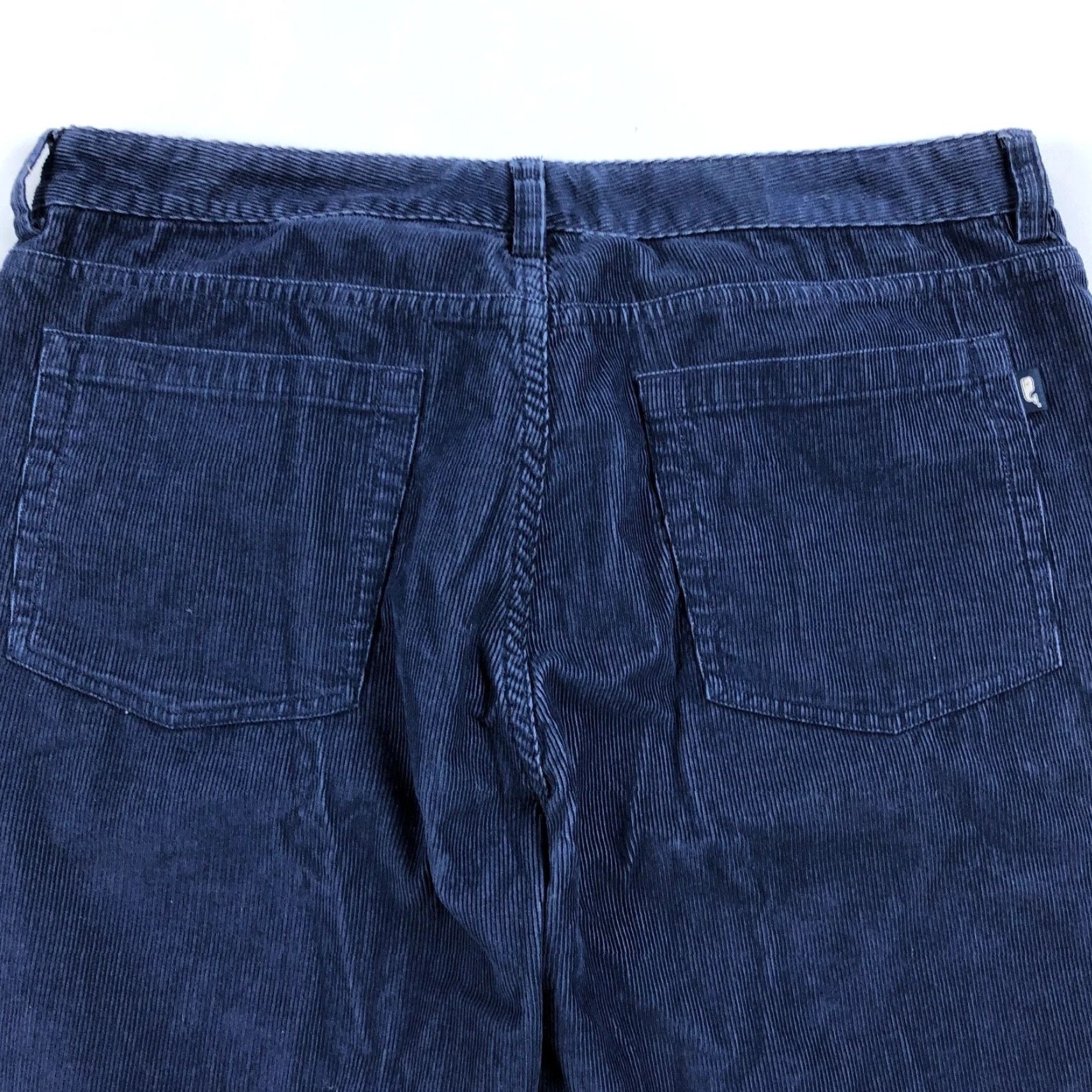 Vineyard Vines Vineyard Vines Men's 35x30 Navy Blue Corduroy Five Pocket Straight Leg Pants Size US 35 - 4 Thumbnail