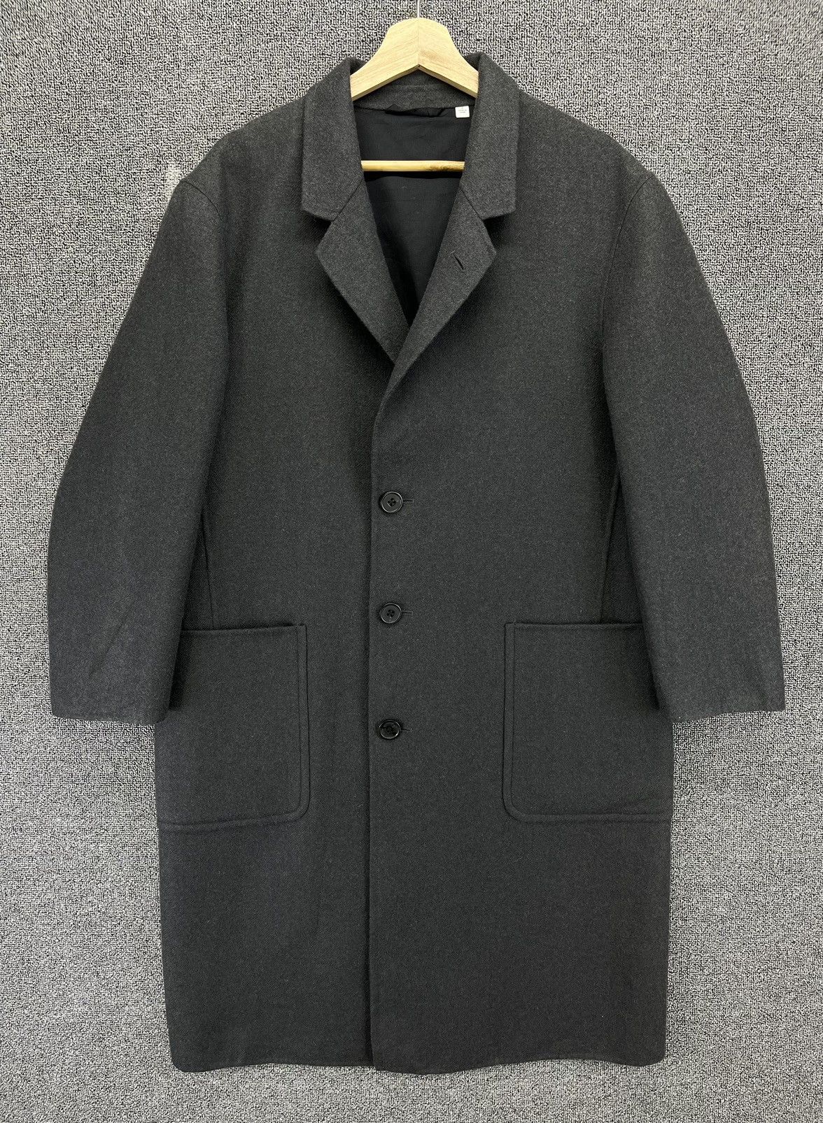 Lemaire × Uniqlo Lemaire Uniqlo Rare Button Up Wool Long Jacket Size US S / EU 44-46 / 1 - 1 Thumbnail