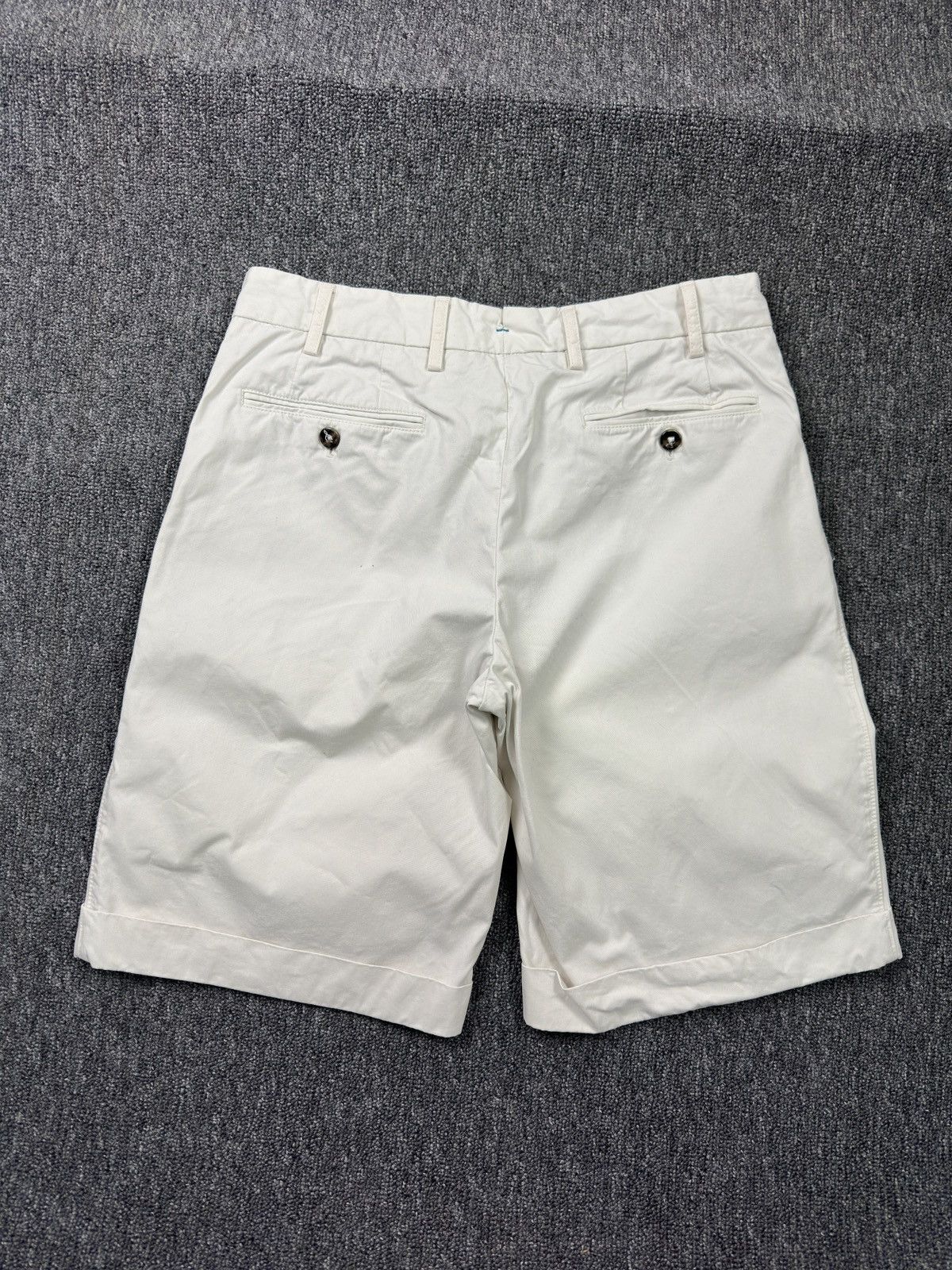 Other Mabitex Germent Dyed Chino White Cotton Shorts Size US 30 / EU 46 - 2 Thumbnail