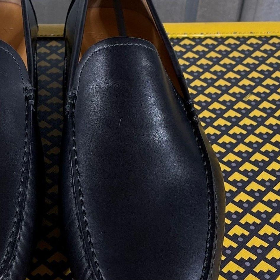 Bally Bally Walton Black Leather Drivers US 6.5 EEE Size US 6.5 / EU 39-40 - 6 Thumbnail
