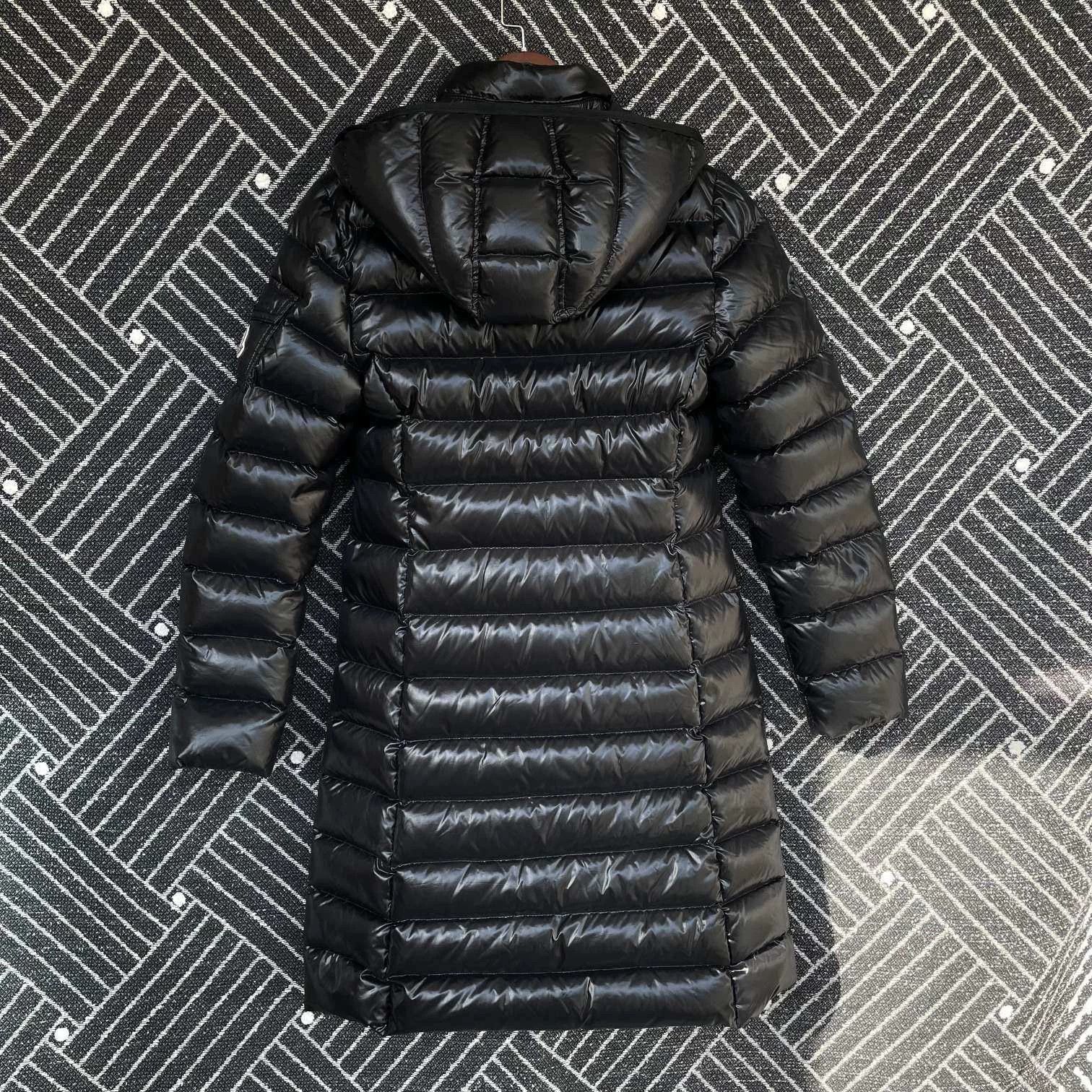 Moncler Moncler moka long hooded black down coat 0 Size XS / US 0-2 / IT 36-38 - 2 Thumbnail