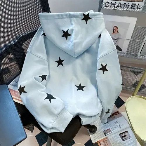 Other Hoodie Blue Star Hoodie Size L / US 10 / IT 46 - 2 Thumbnail