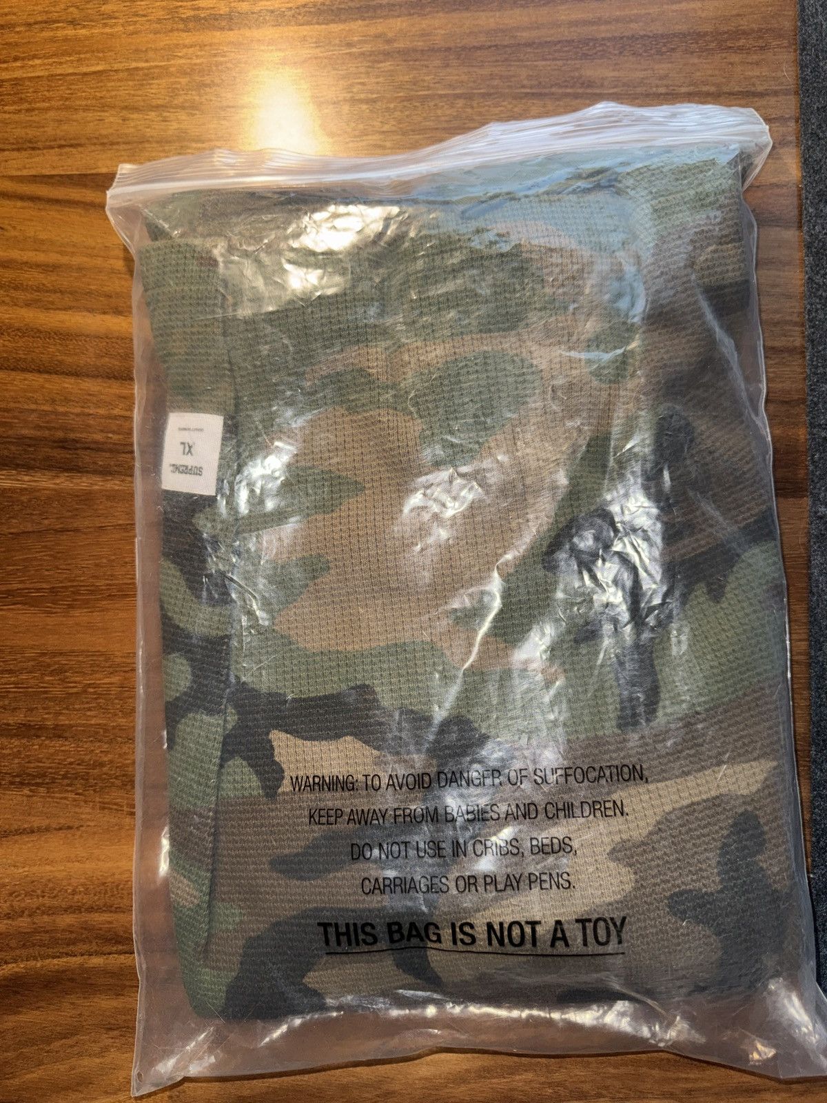 Supreme Supreme Hooded Waffle Ringer FW17 Woodland Camo XL Deadstock Size US XL / EU 56 / 4 - 3 Thumbnail