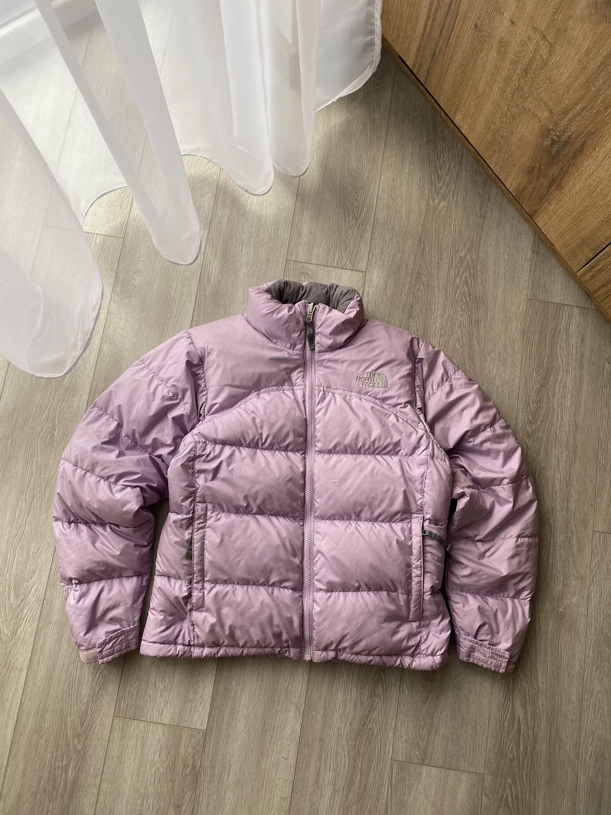 North face pink puffer best sale