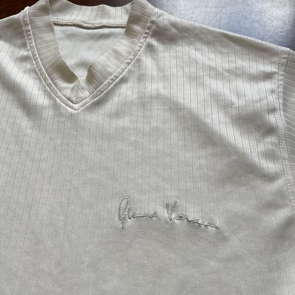 Designer × Vintage 90s POLO VERSACE JEANS COUTURE TEE SHIRT OLD MONEY Size US L / EU 52-54 / 3 - 2 Thumbnail