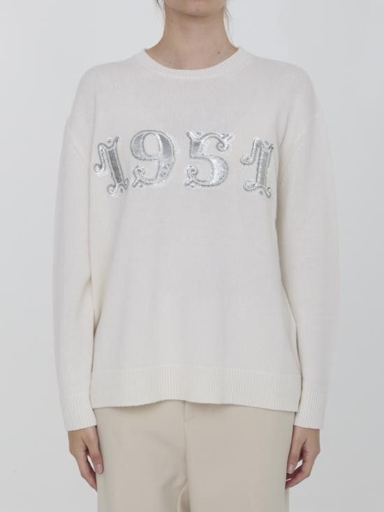 Max Mara MAX MARA Women Sweater 2421366222600 WHITE Size XS / US 0-2 / IT 36-38 - 1 Thumbnail