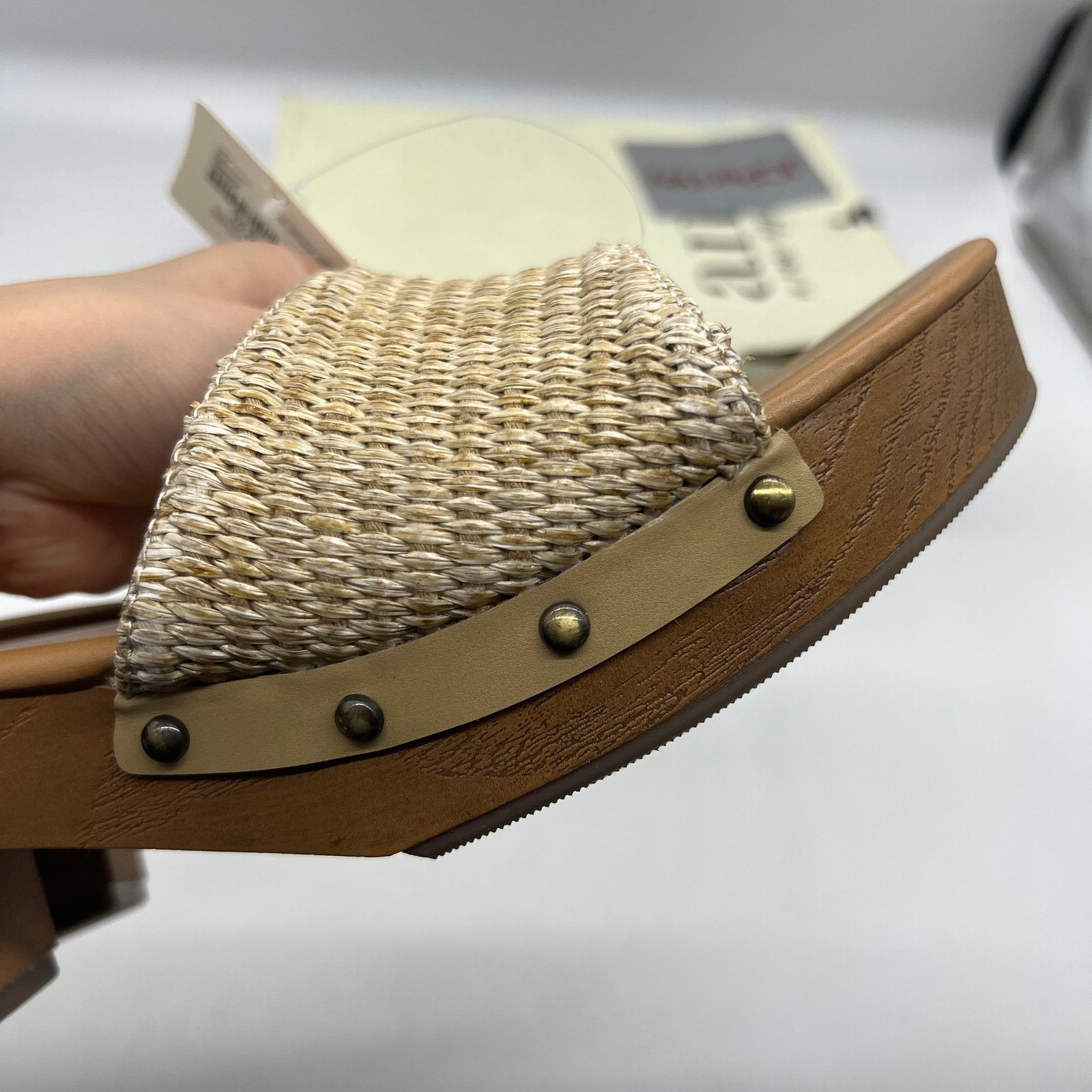 Other a.n.a. Women Shoes Robinson Casual Heel Natural Color Size US 10 / IT 40 - 11 Thumbnail