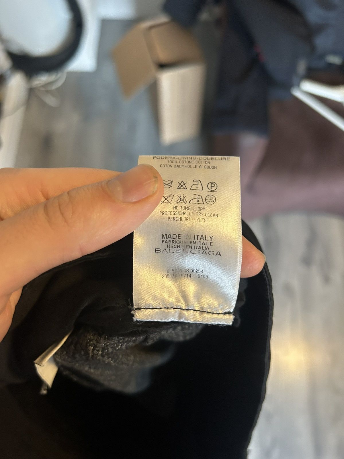 Balenciaga Balenciaga Slim-Fit Wool Trousers with Button Detail Size US 30 / EU 46 - 13 Thumbnail