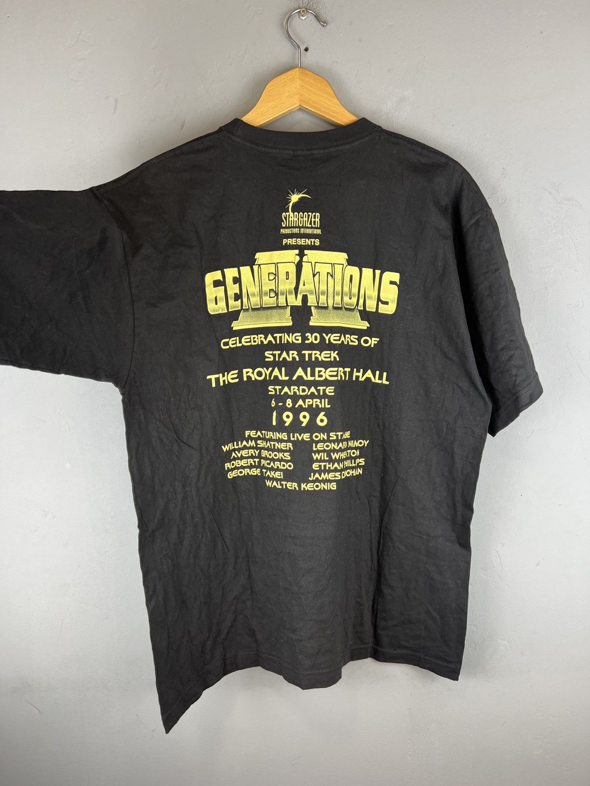 Cartoon Network Vintage 1996 Star Trek Generation 30 years PAR PIC Licensed Size US XL / EU 56 / 4 - 2 Thumbnail