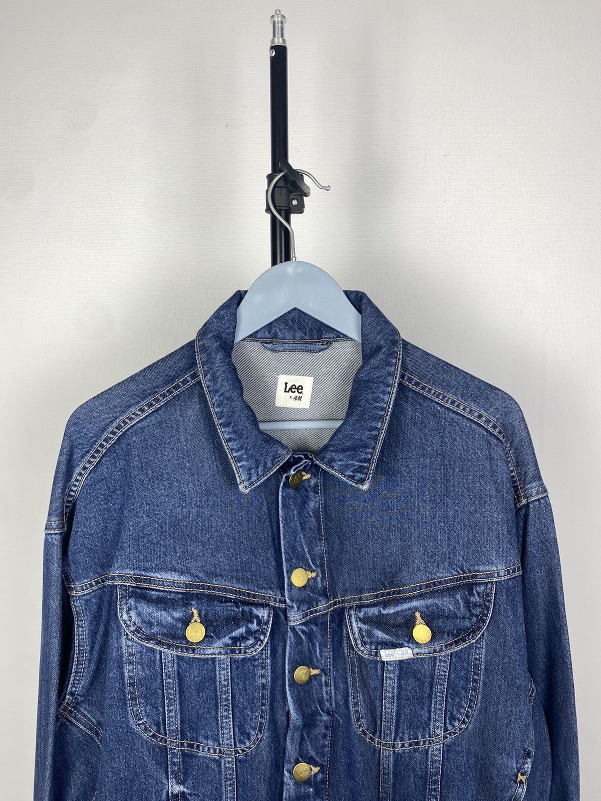 H&M × Lee LEE x H&M USA American Western Style DENIM JACKET Size US S / EU 44-46 / 1 - 4 Thumbnail