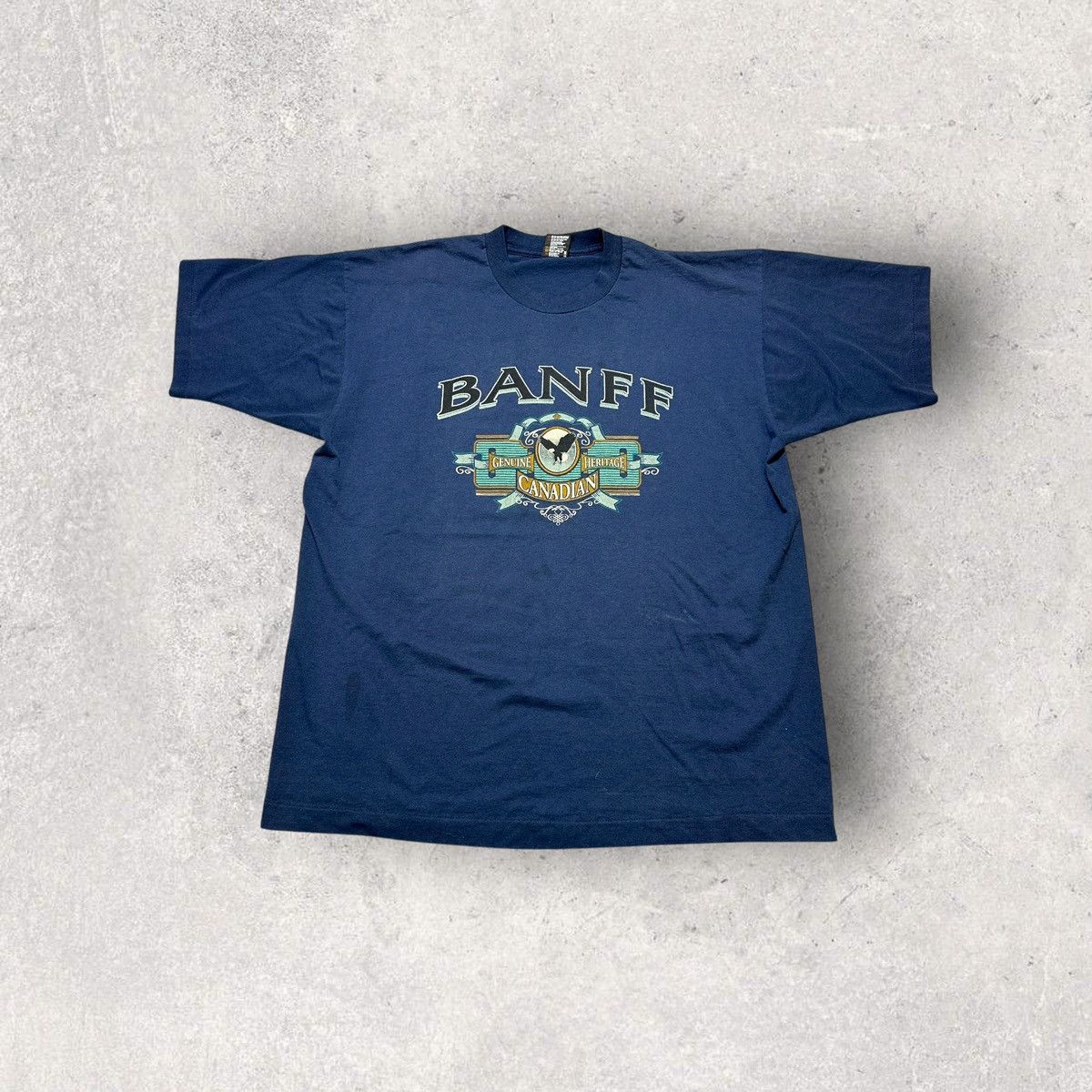 Fruit Of The Loom × Vintage Vintage Banff Canada tee Size US XL / EU 56 / 4 - 1 Thumbnail