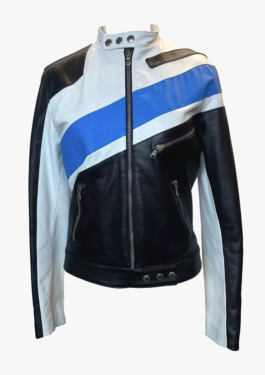 Dolce & Gabbana Dolce & Gabbana Moto Leather Jacket Size L / US 10 / IT 46 - 1 Thumbnail