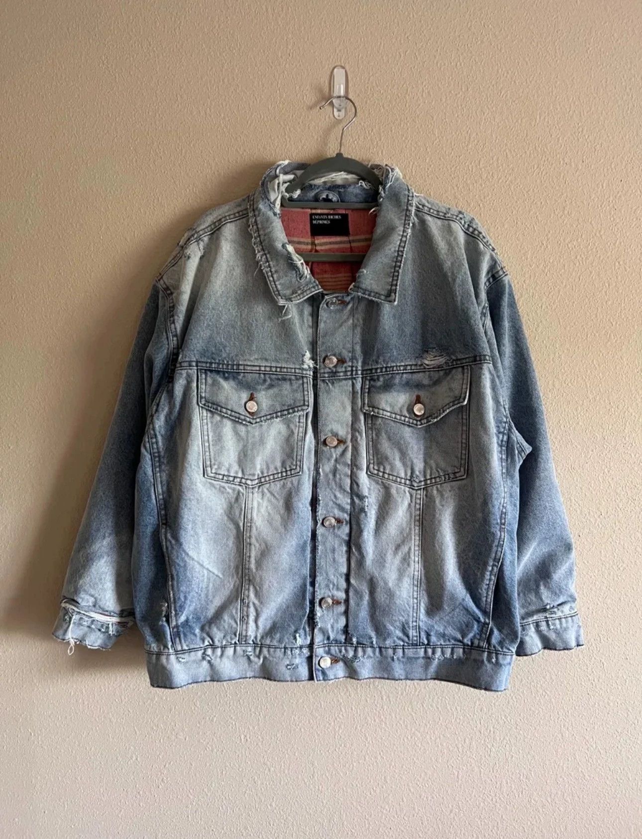 Enfants Riches Deprimes Enfants Riches Deprimes Worn Denim Jacket -DMC Size US XL / EU 56 / 4 - 1 Thumbnail
