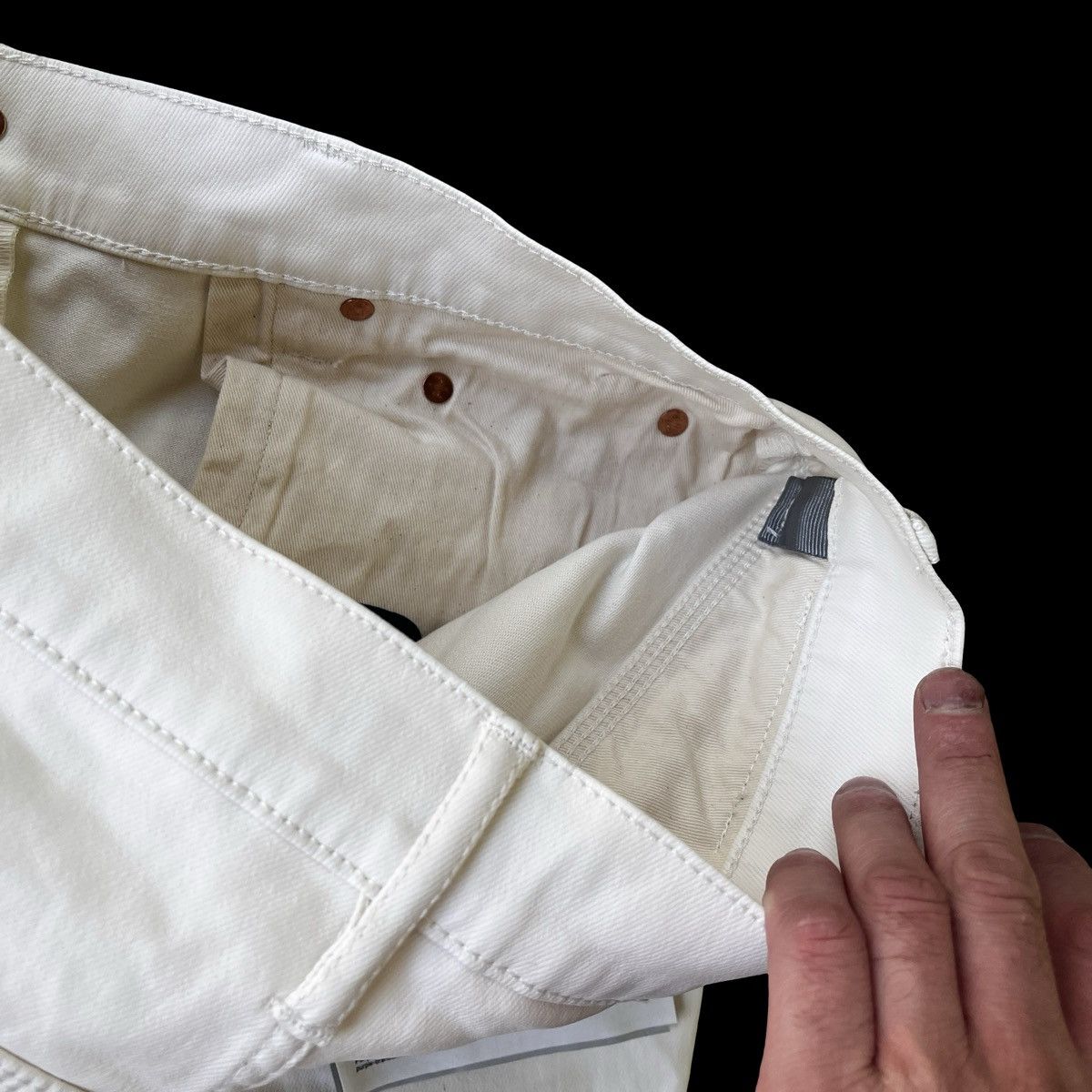 Purple PURPLE BRAND p004 Cargo Flared Jeans White Size 34 Size US 34 / EU 50 - 11 Thumbnail