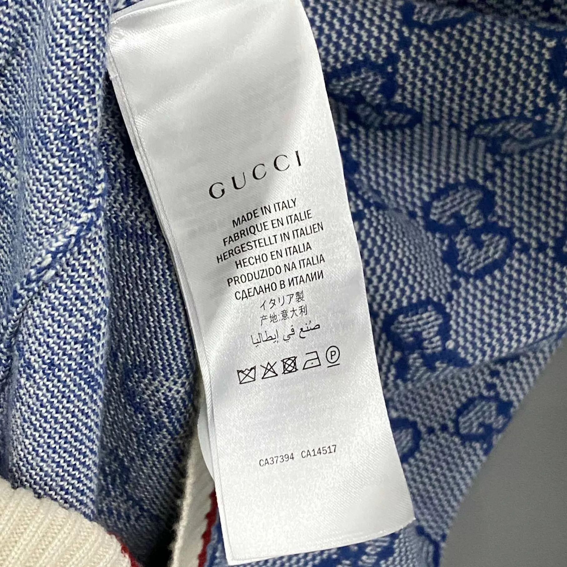Gucci GUCCI Mist Blue Gold Button Cardigan S Size S / US 4 / IT 40 - 4 Thumbnail