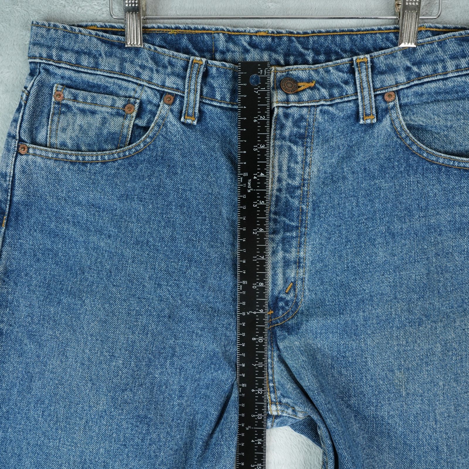 Levi's Vintage 1994 Levis 550 Jeans 36x32 Relaxed Fit Tapered Leg Size US 36 / EU 52 - 8 Thumbnail