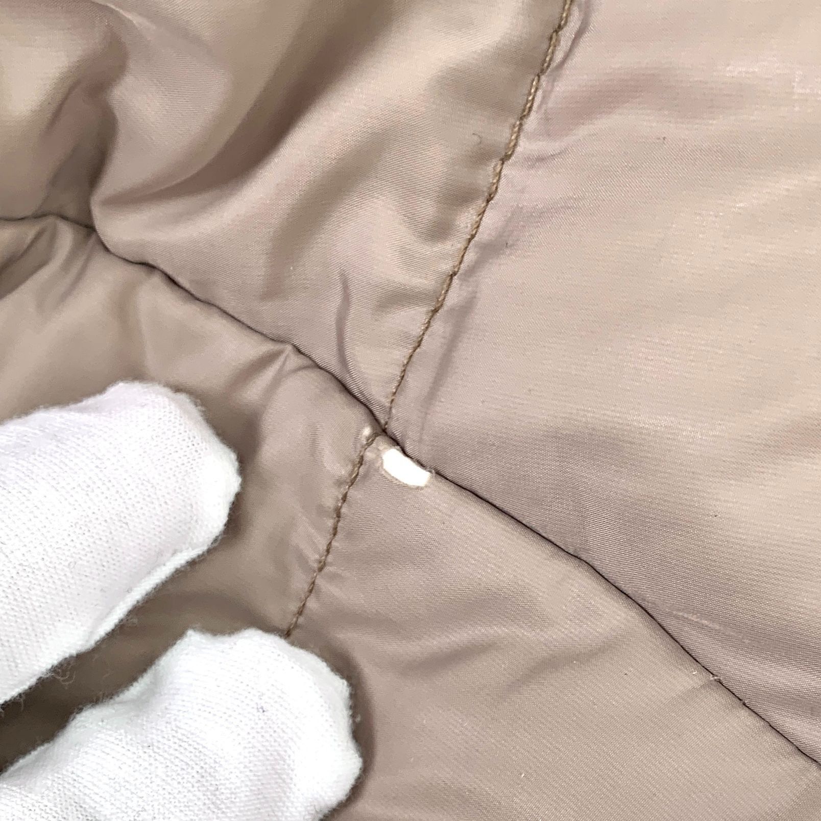 Burberry Burberry Brit Puffer Jacket XL Taupe Down Filled Quilted Coa Size US M / EU 48-50 / 2 - 6 Thumbnail