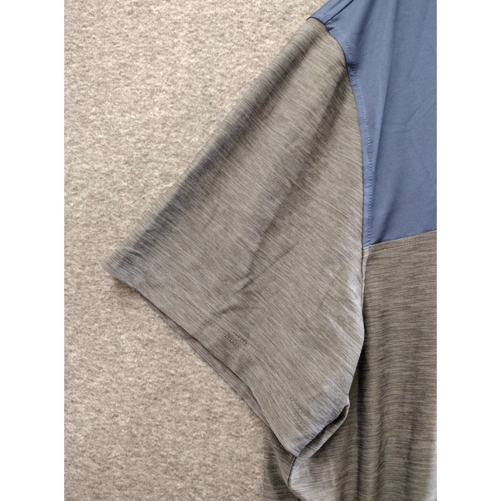 Izod IZOD GOLF Men Polo Shirt XXXL Short Sleeve Blue/Gray SwingFlex Stretch Tech Cool FX Size US XXL / EU 58 / 5 - 7 Thumbnail