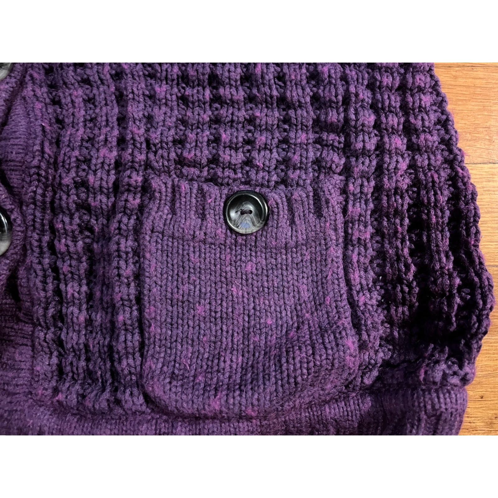 Eddie Bauer Eddie Bauer Women’s Extra Large Purple Cardigan Sweater Size XL / US 12-14 / IT 48-50 - 2 Thumbnail