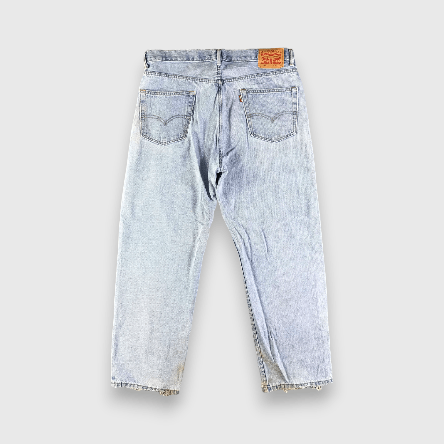 Levi's Vintage Light Wash Levis 550 Jeans-J3516 Size US 37 - 2 Thumbnail