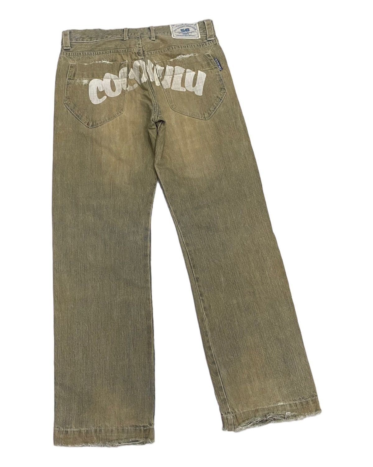 If Six Was Nine BAGGY JEANS🔥COCOLULU RUSTY DISTRESSED BAGGY DENIM JEANS Size US 33 - 3 Thumbnail