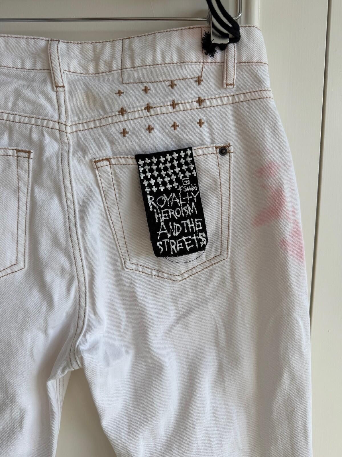 Ksubi new ksubi womens denim jeans nine o sugar rush white 27 9 m Size 27" / US 4 / IT 40 - 8 Thumbnail