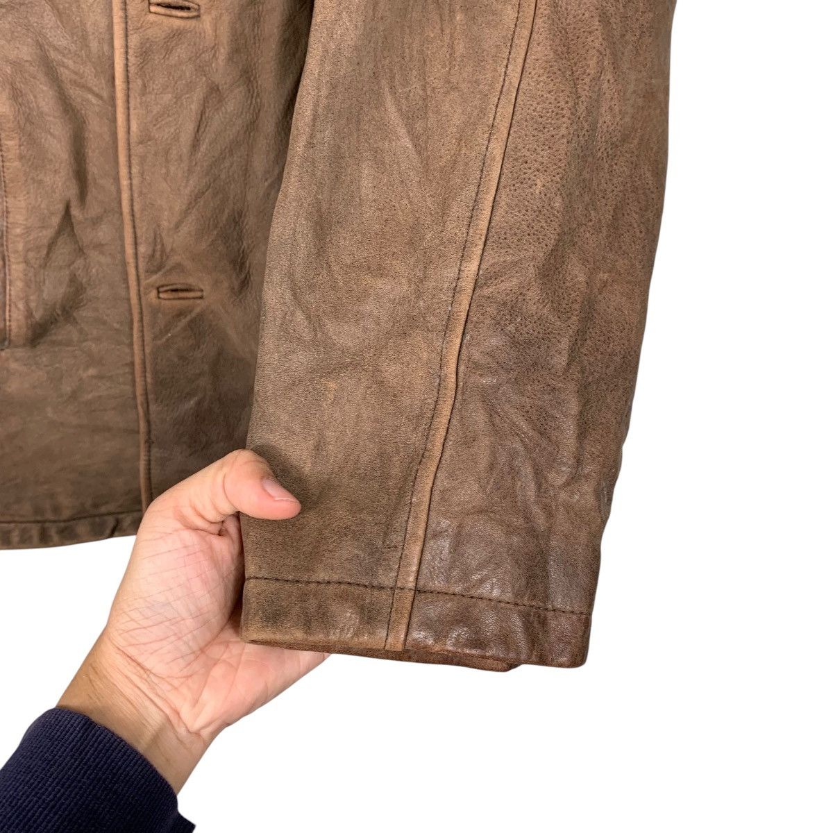 Japanese Brand Cow Leather Jacket