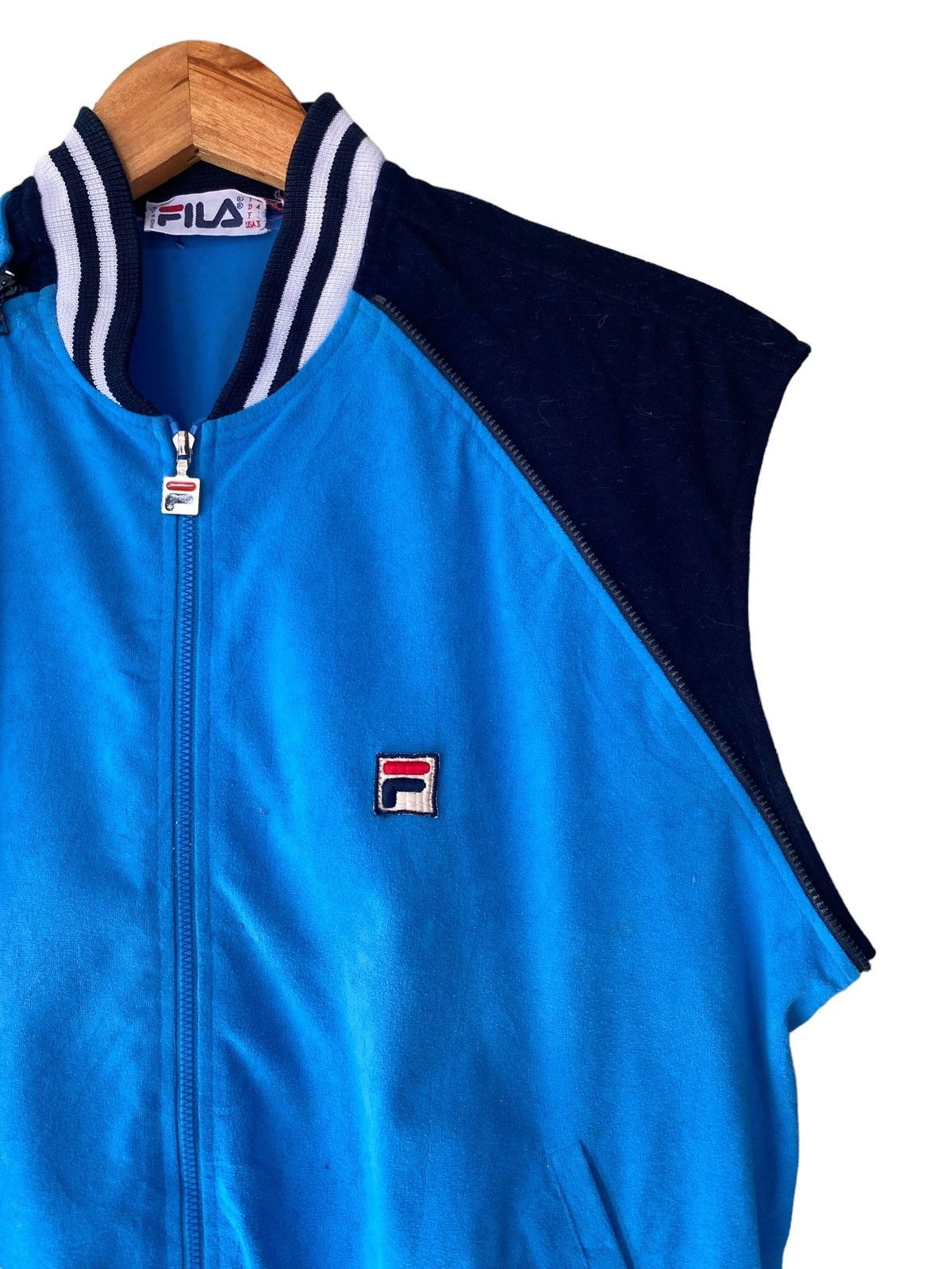 Fila × Vintage Vintage 80s FILA Removable Sleeve Size US M / EU 48-50 / 2 - 14 Thumbnail