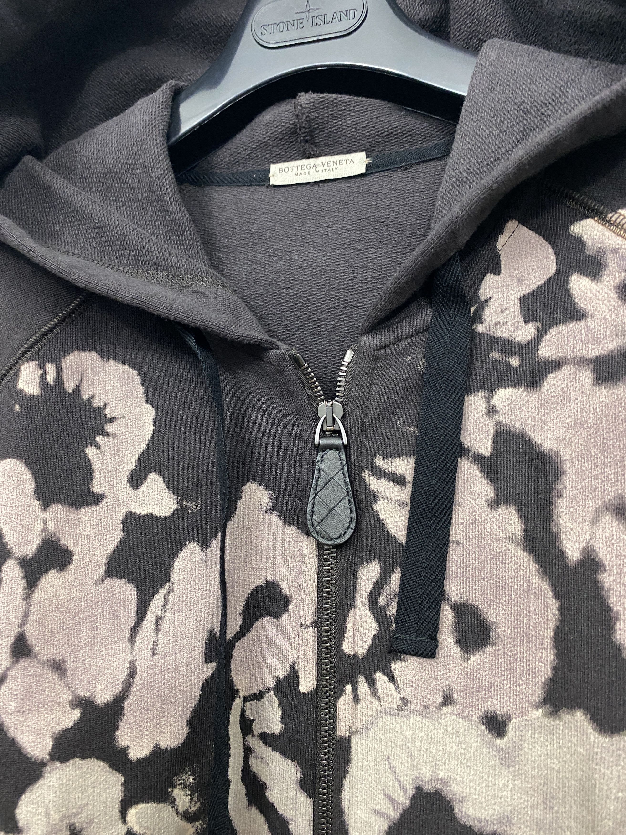 Bottega Veneta BOTTEGA VENETA Cotton Zip Hoodie Brown Acid Wash Size 48 Size US M / EU 48-50 / 2 - 3 Thumbnail