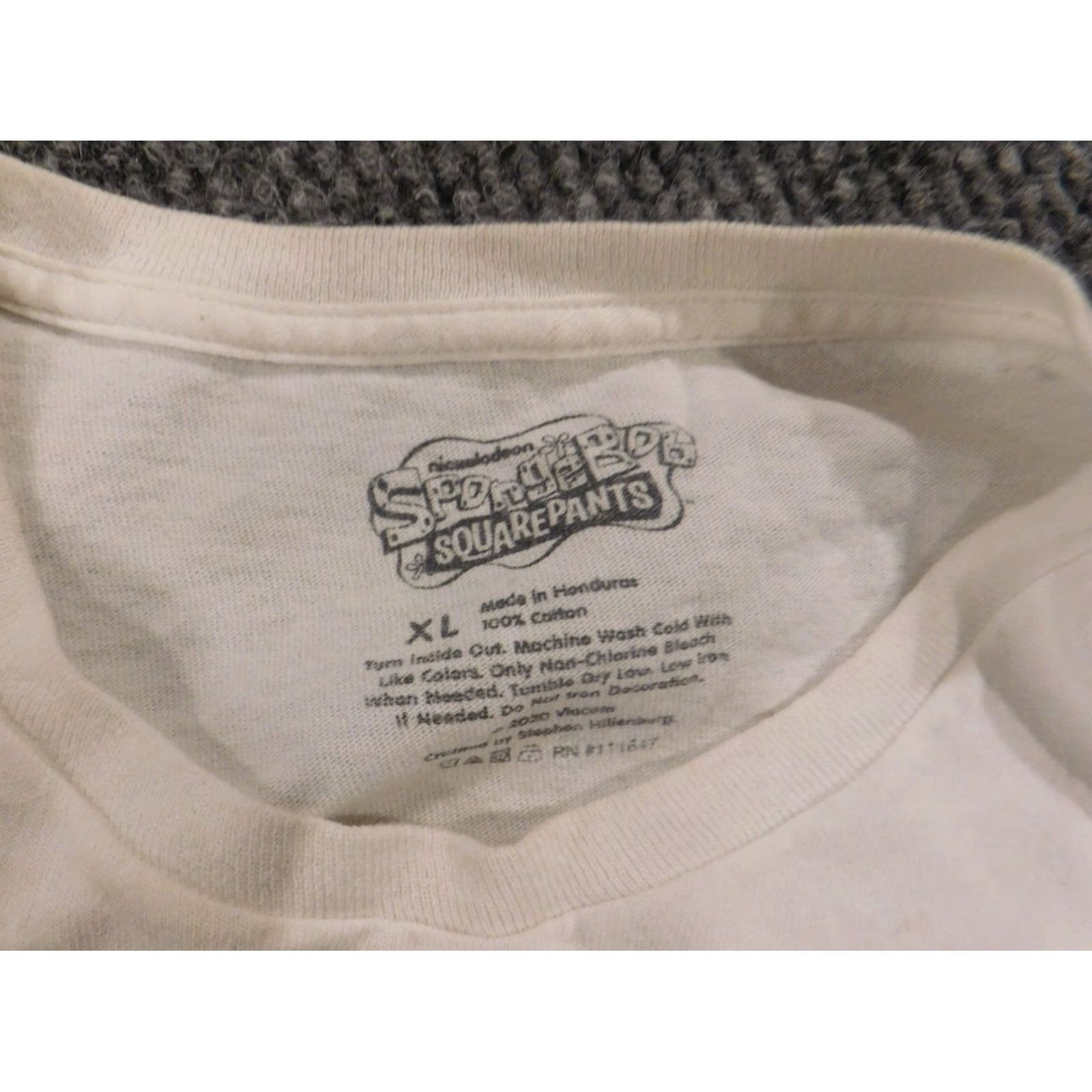 Vintage Spongebob Squarepants Shirt Womens XL White Long Sleeve Cartoon Shirt Size XL / US 12-14 / IT 48-50 - 4 Thumbnail