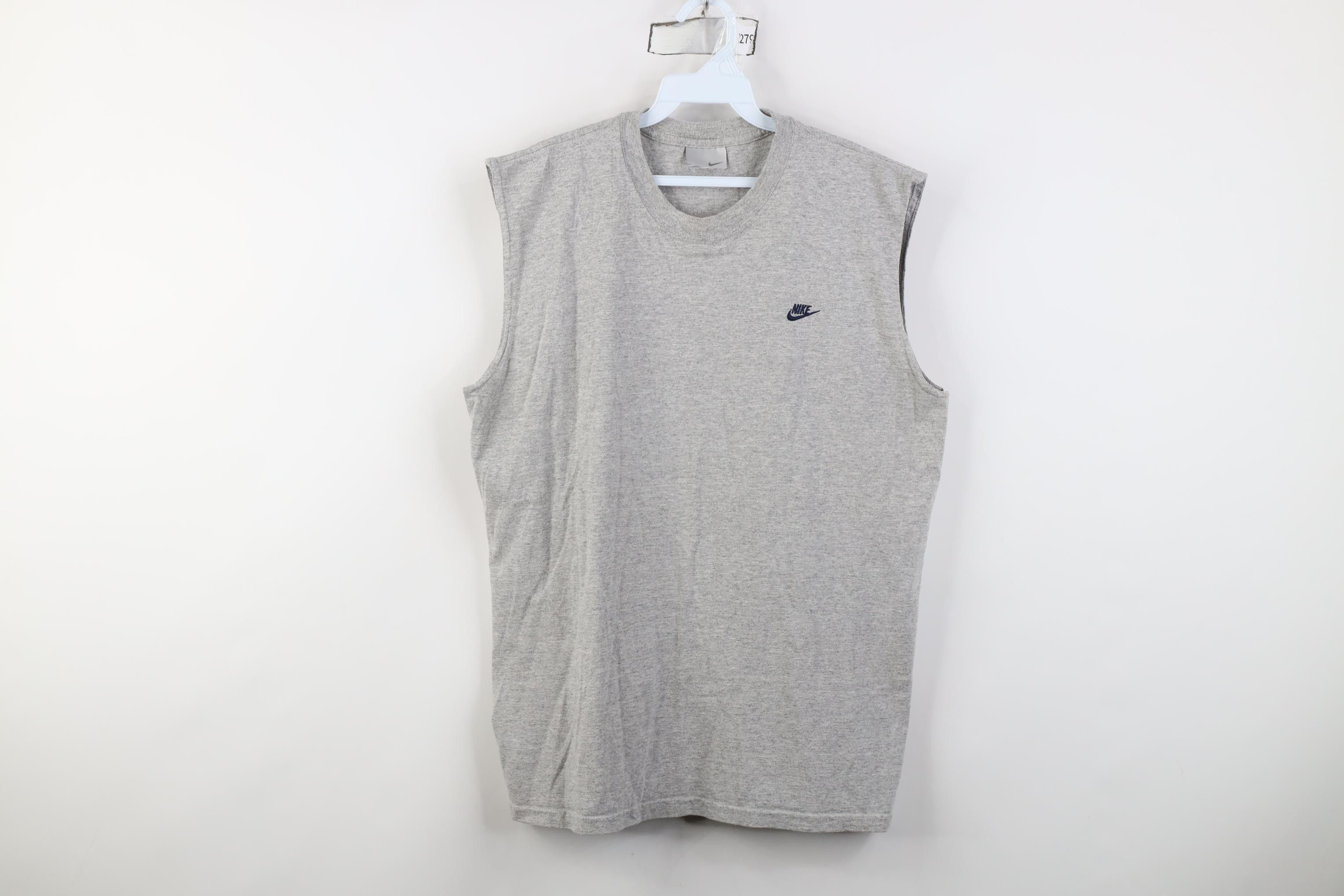 Nike Vintage Y2K Nike Scott Mini Swoosh Sleeveless Muscle T-Shirt Size US M / EU 48-50 / 2 - 1 Thumbnail