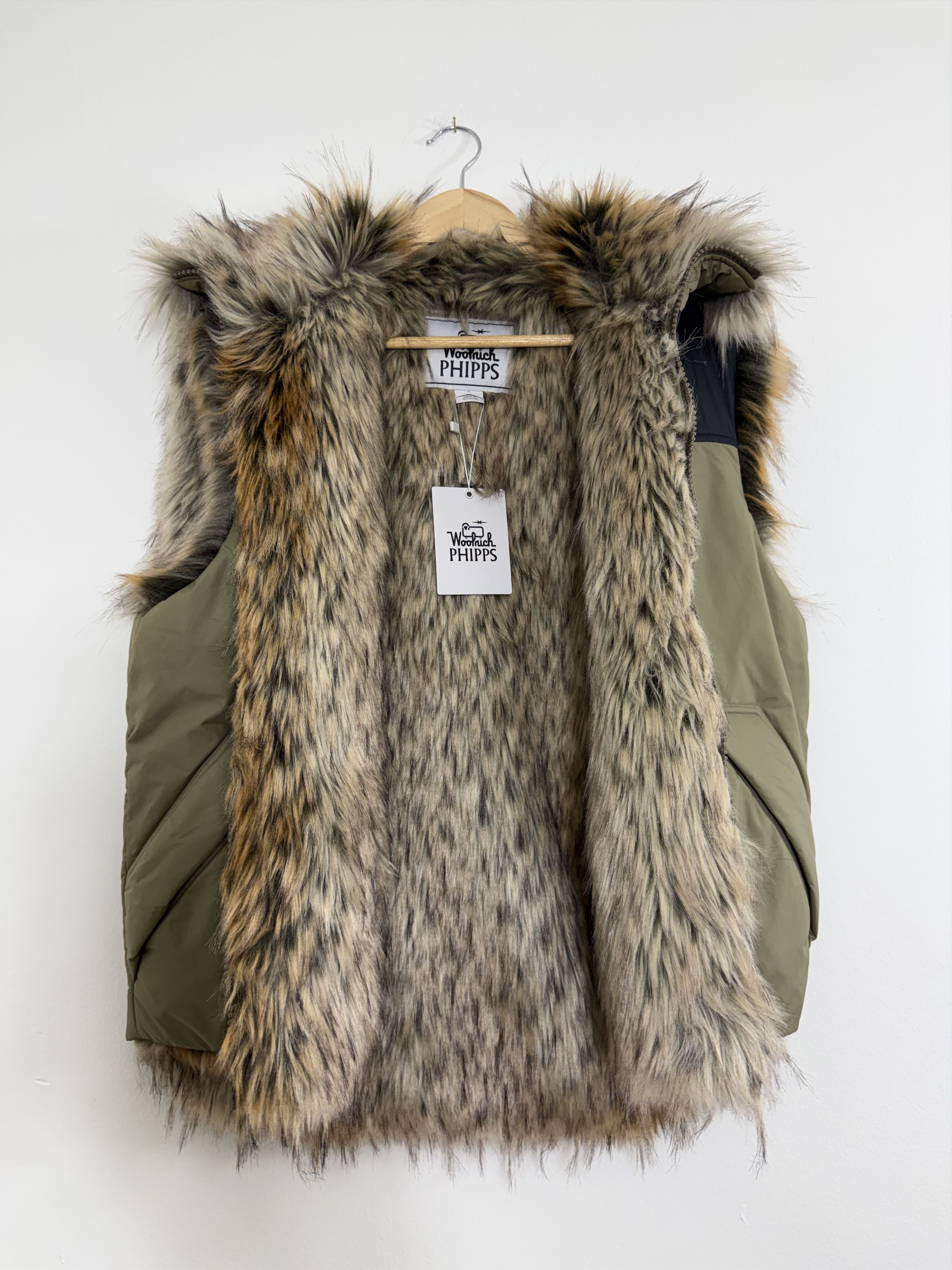 Phipps Woolrich Ranger Fur Reversible Puffer Vest Size US S / EU 44-46 / 1 - 2 Thumbnail