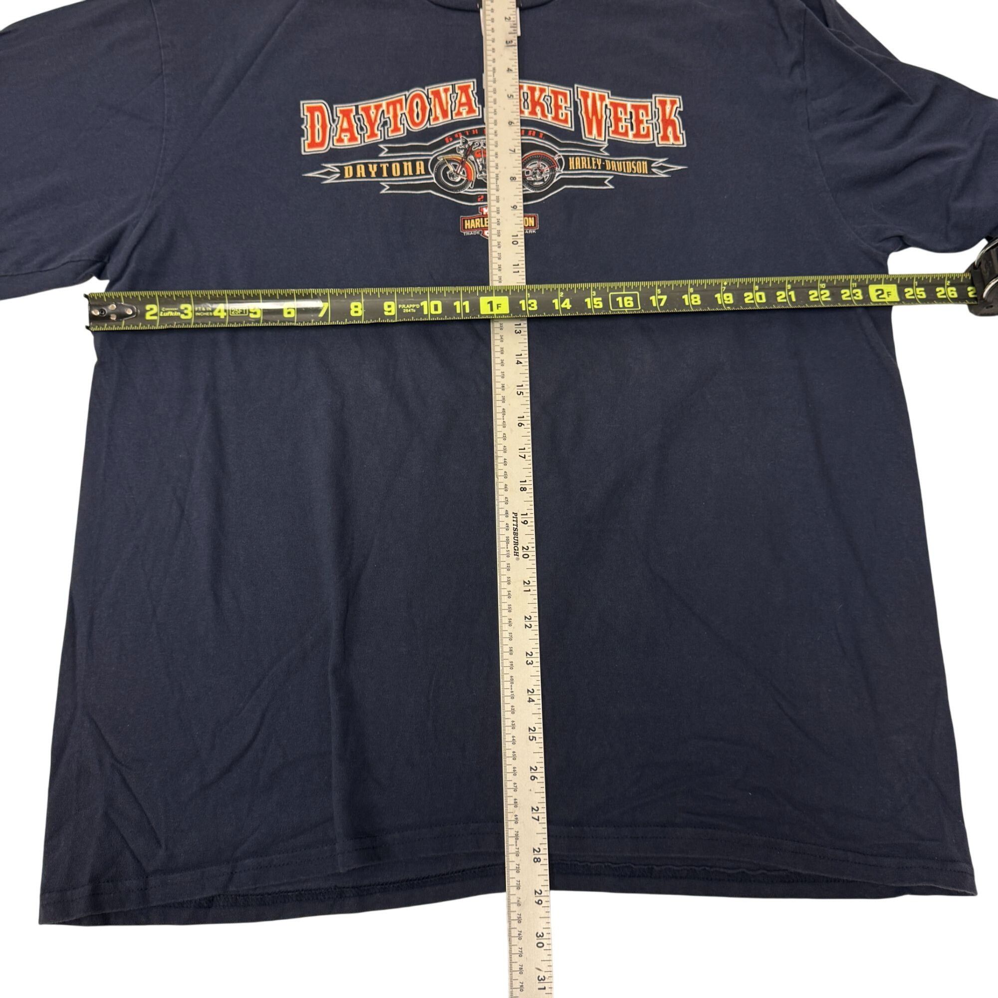 Harley Davidson H-D Motorcycle DAYTONA BIKE WEEK FL Beach L/S Spellout Shirt Size US XXL / EU 58 / 5 - 11 Thumbnail
