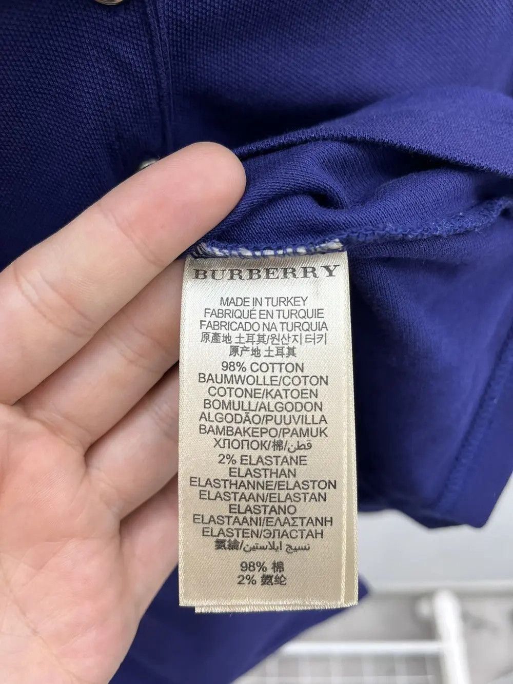 Burberry Burberry Brit Nova Check Cotton Polo Shirt Size XS / US 0-2 / IT 36-38 - 4 Thumbnail