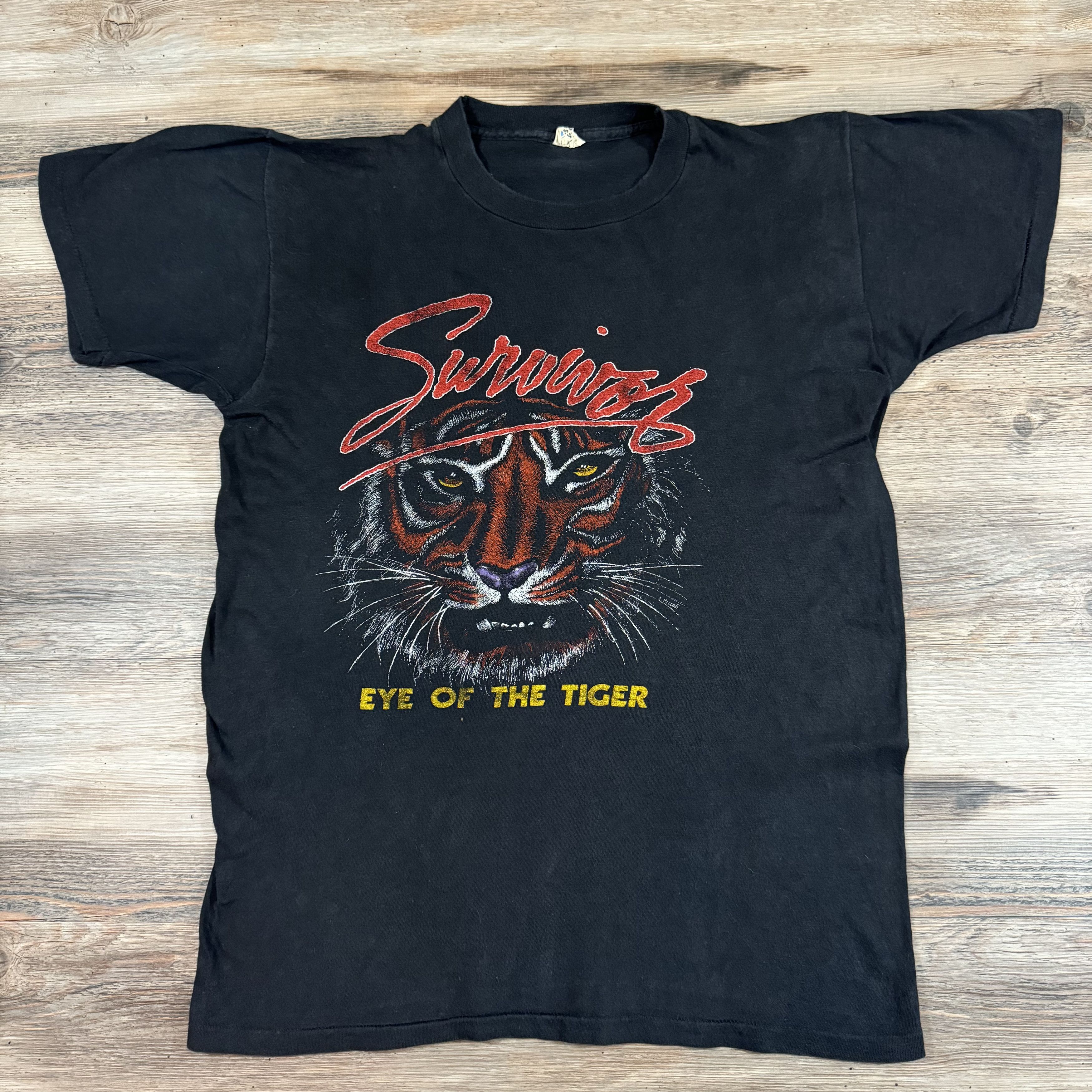 Band Tees × Vintage Rare 1982 SURVIVOR EYE OF THE TIGER Tour Band Tee Size US S / EU 44-46 / 1 - 1 Thumbnail