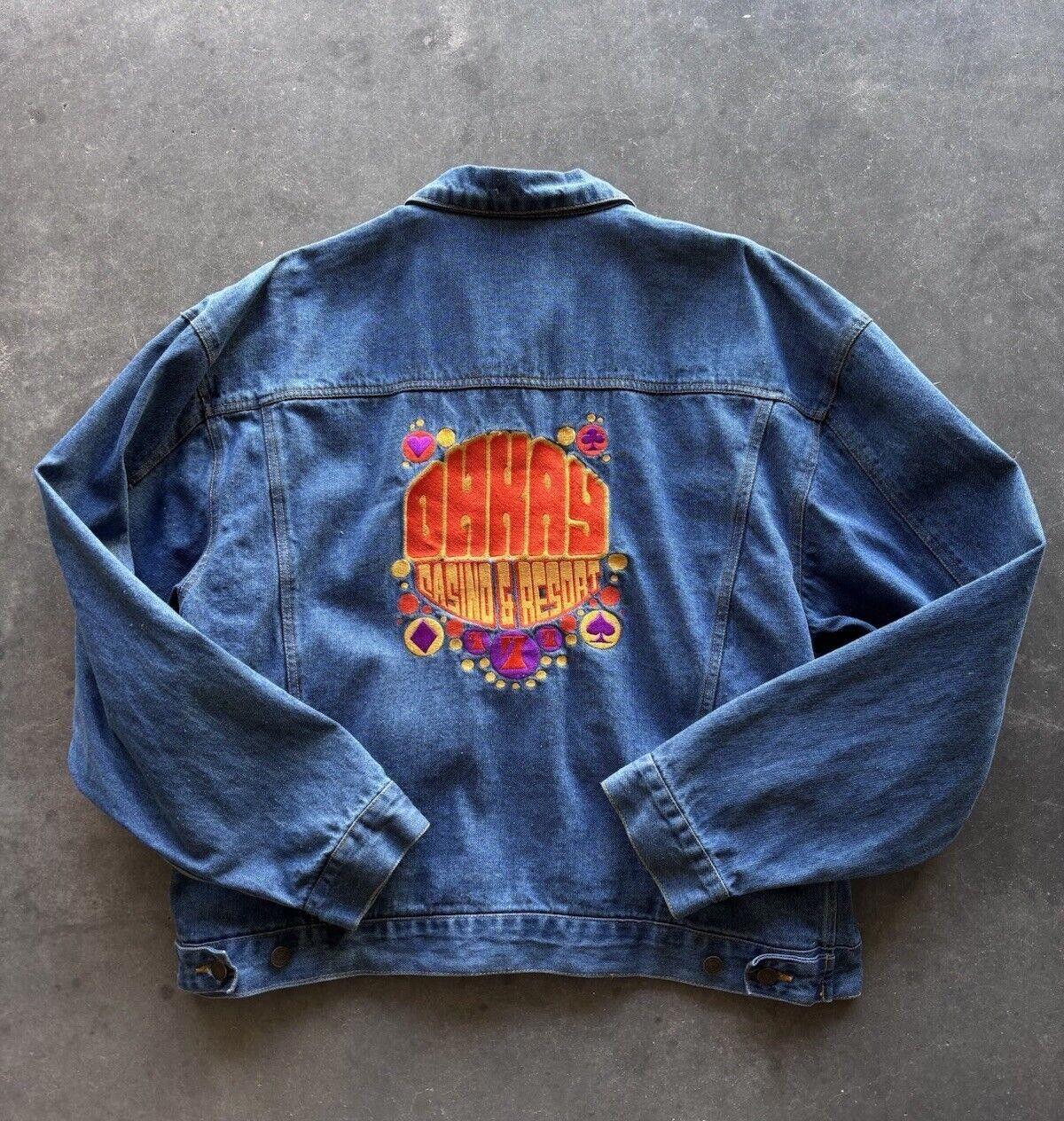 Vintage Vintage Ohkay Casino Collectible Jean Jacket Medium Size US M / EU 48-50 / 2 - 9 Thumbnail