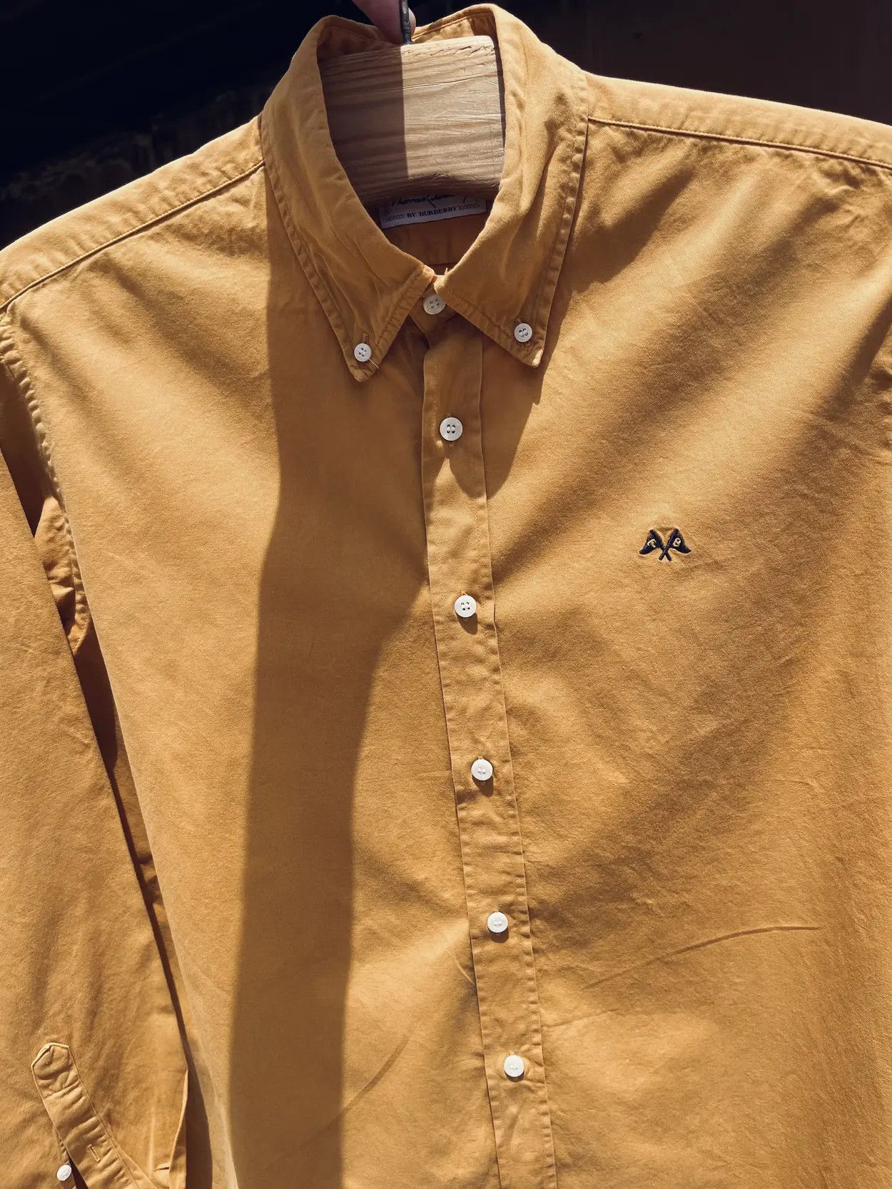 Burberry Mustard Burberry tb shirt size xl coton Size US XL / EU 56 / 4 - 4 Thumbnail