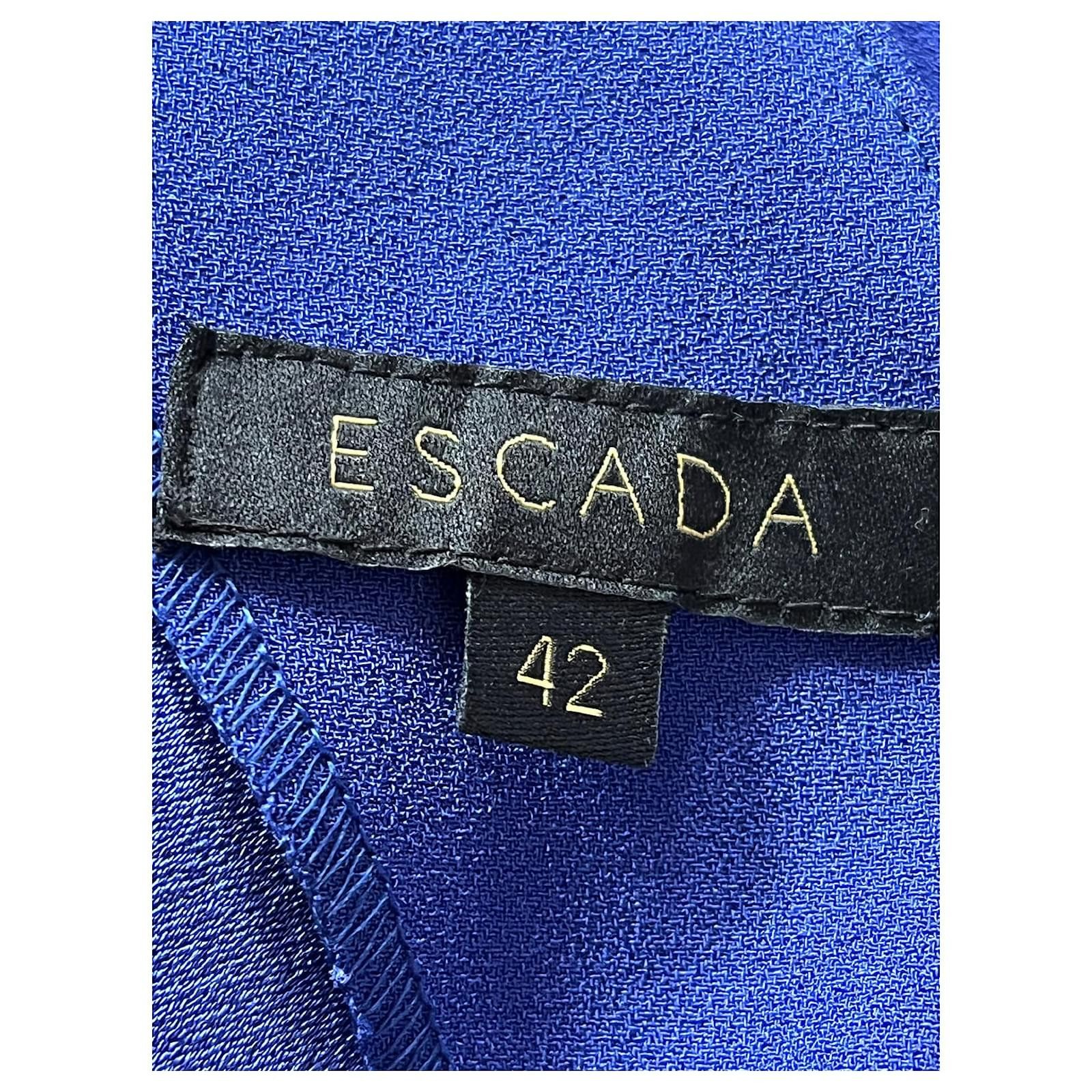 Escada Escada Doriosa cape dress Size L / US 10 / IT 46 - 4 Thumbnail