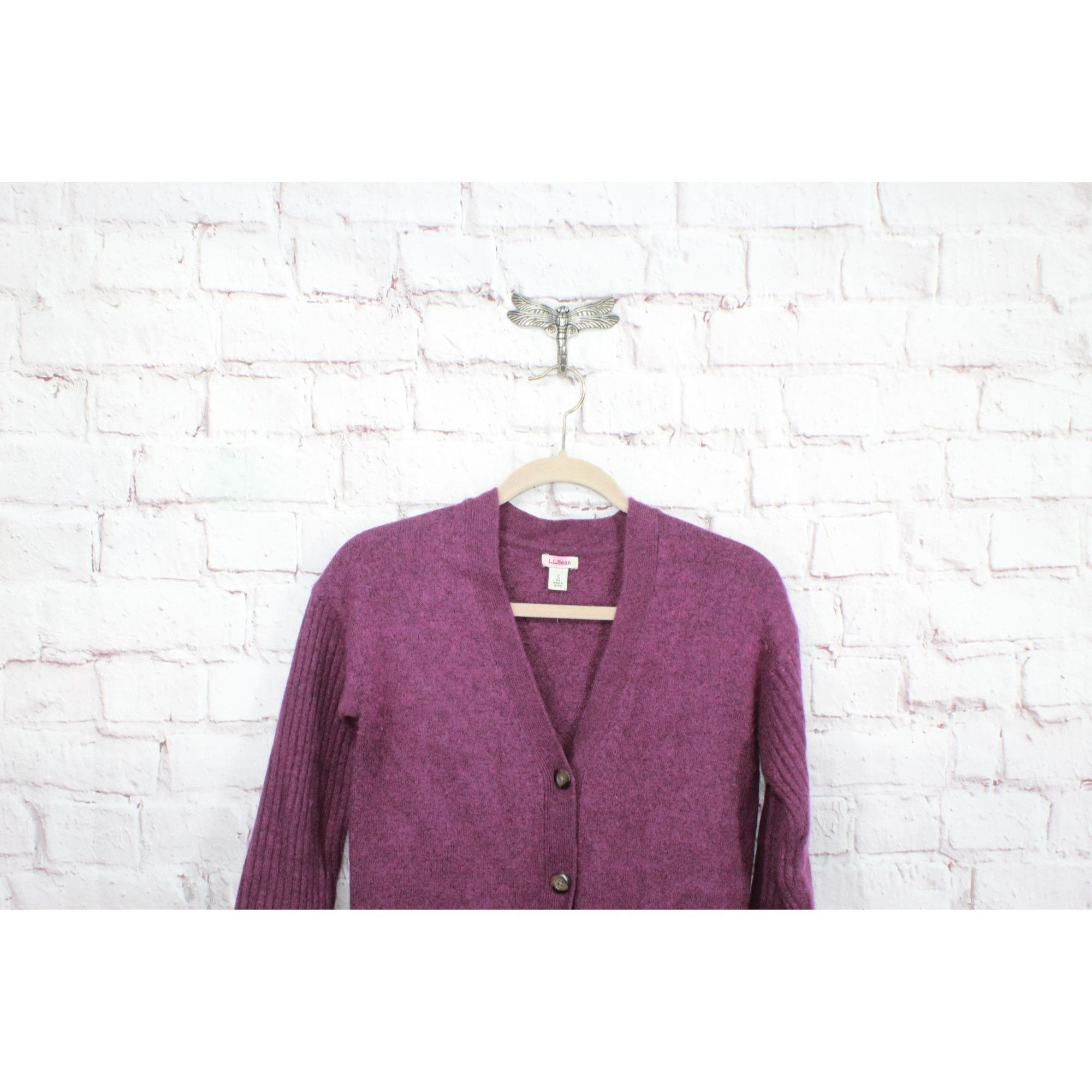 L.L. Bean LL Bean Women's The Essential Sweater Cocoon Cardigan Size S / US 4 / IT 40 - 2 Thumbnail