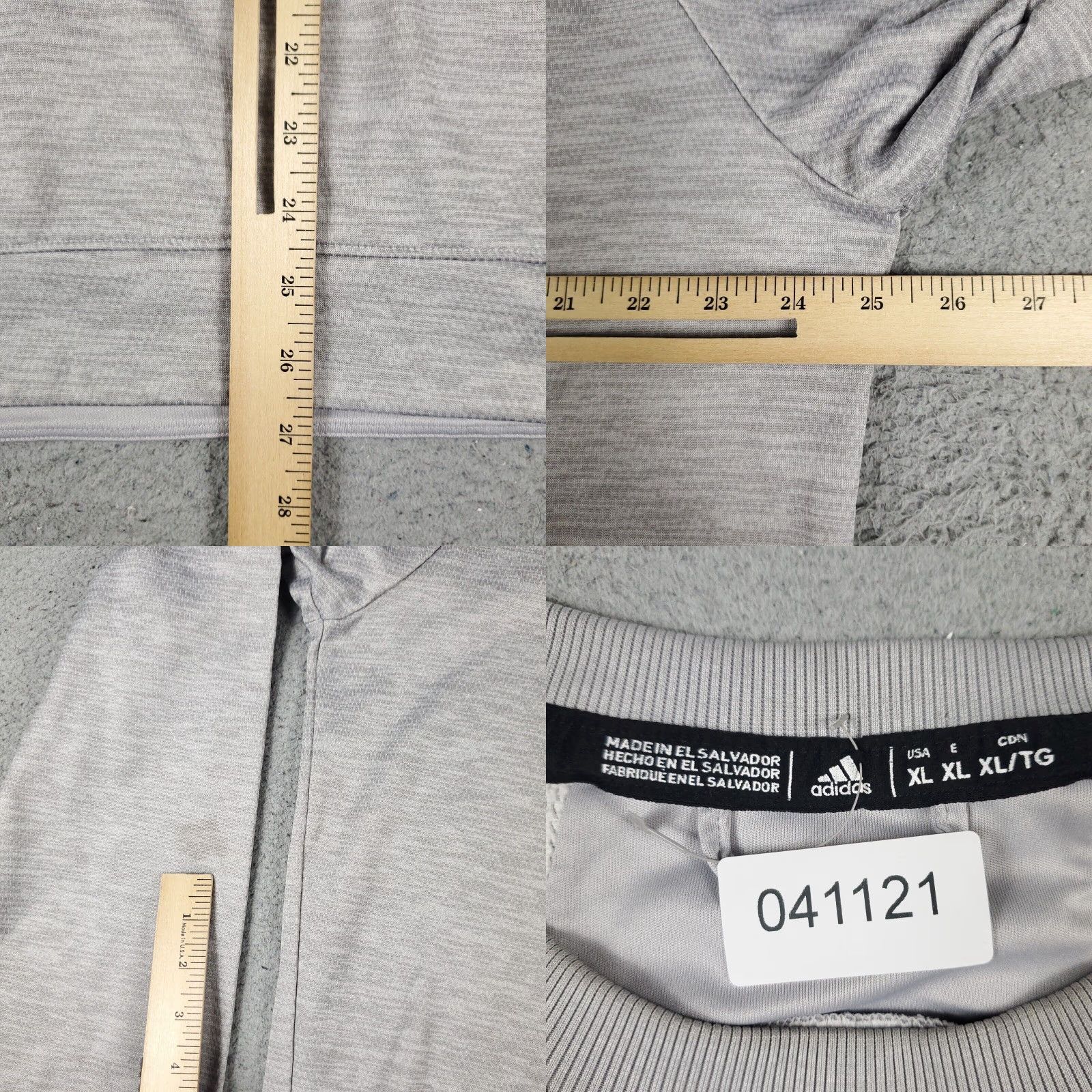 Adidas Adidas Pullover Sweater Mens XL Gray Logo Crew Neck Casual Sweatshirt Size US XL / EU 56 / 4 - 8 Thumbnail