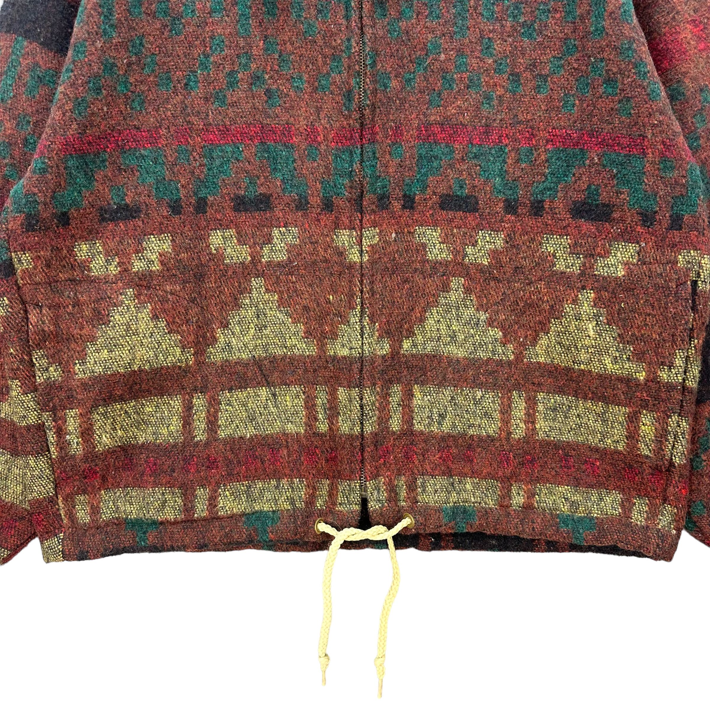Vintage AMERICAN VINTAGE AZTEC NAVAJO NATIVE HOODED JACKET #8328-004 Size US M / EU 48-50 / 2 - 3 Thumbnail