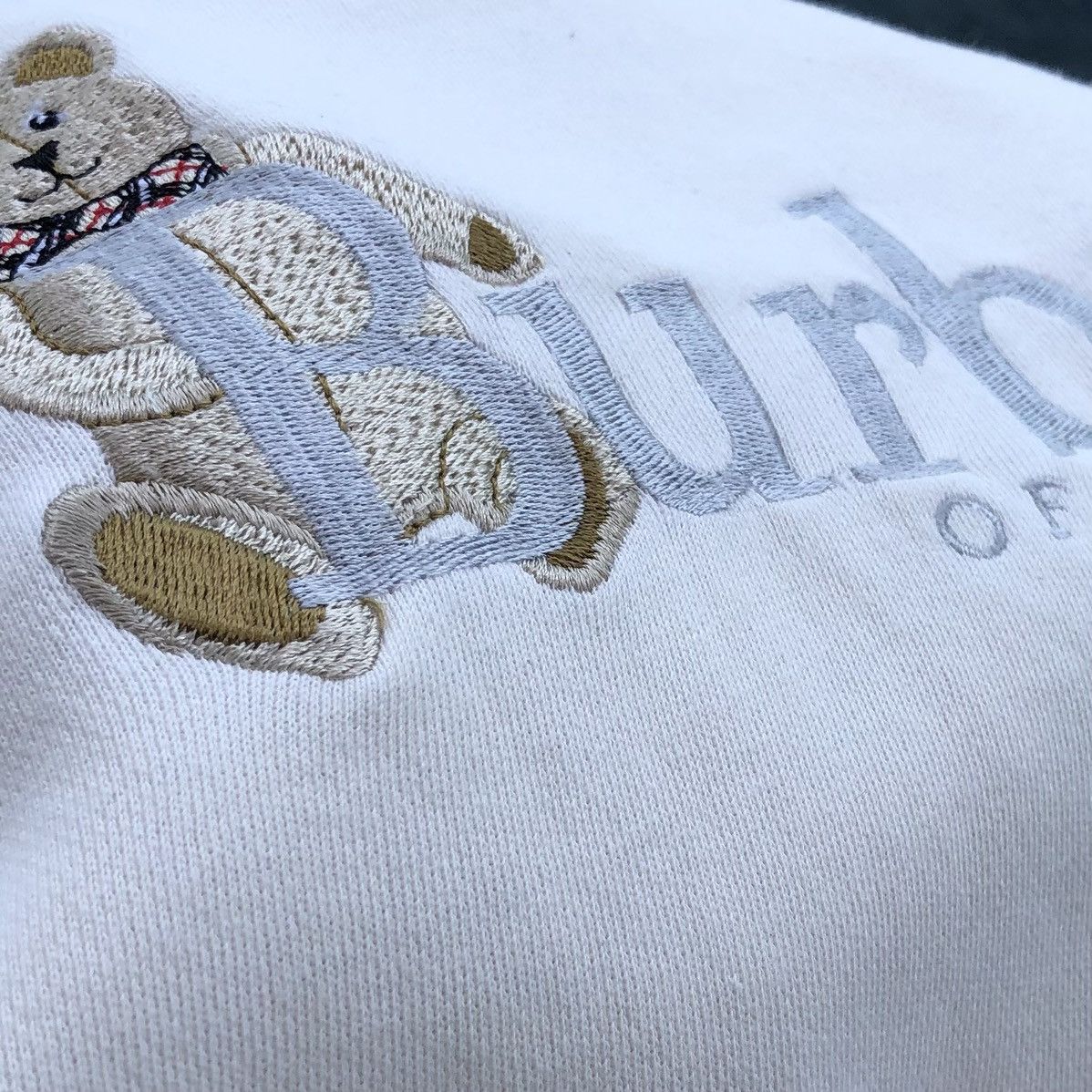 Burberry Vintage Burberrys Embroidery Spellout Sweatshirts Size US M / EU 48-50 / 2 - 5 Thumbnail